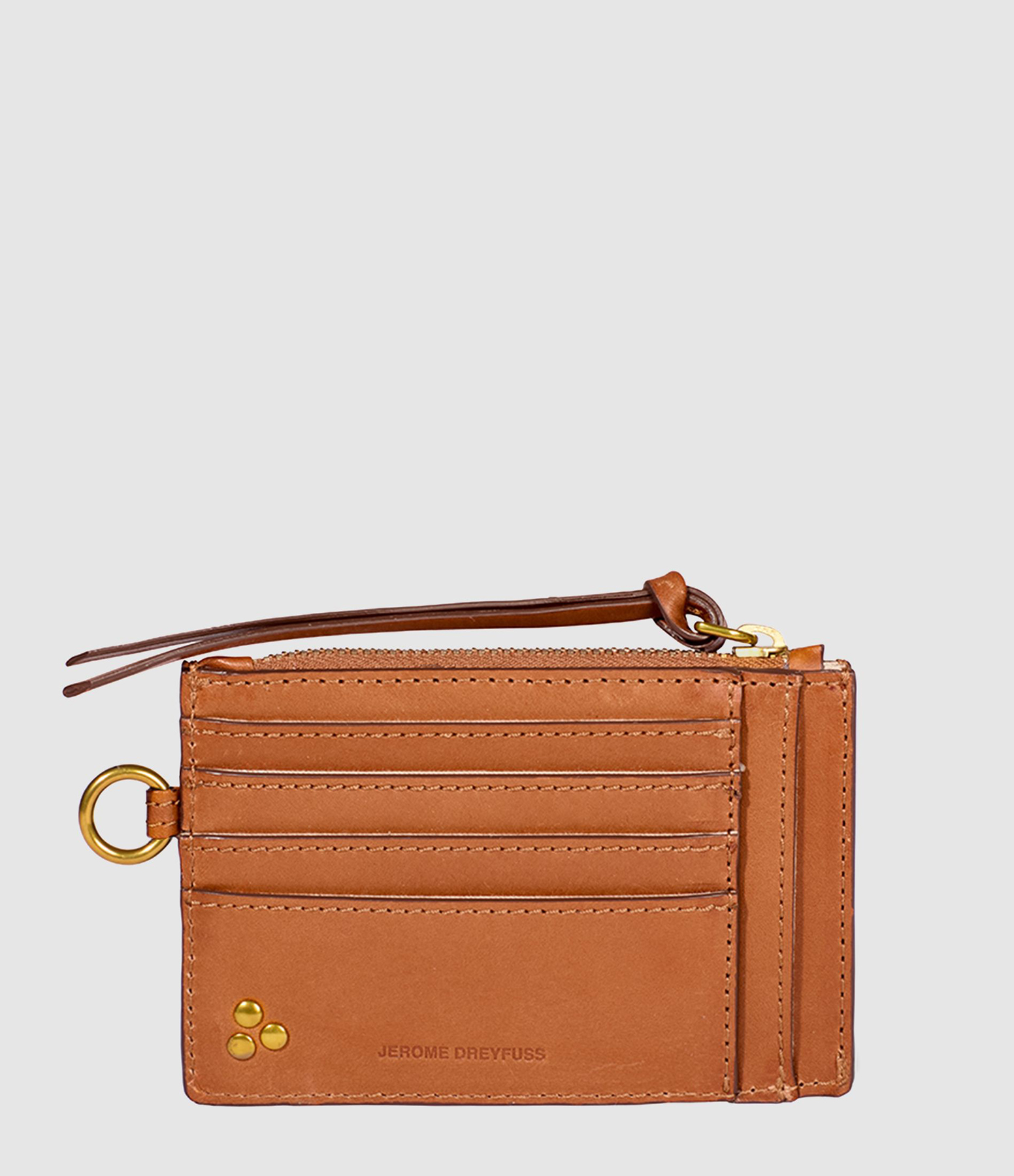 Porte-cartes Lucky Cuir Chêne