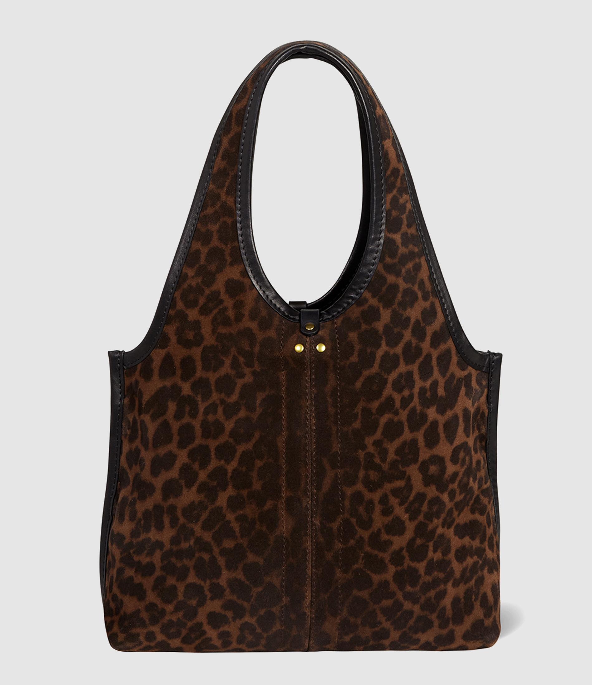 Sac Paco S Cuir Imprimé Léopard Naturel