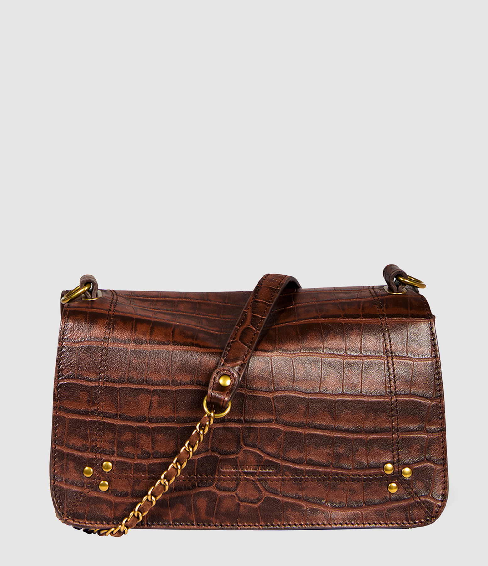 Sac Bobi Imprimé Croco Cigare