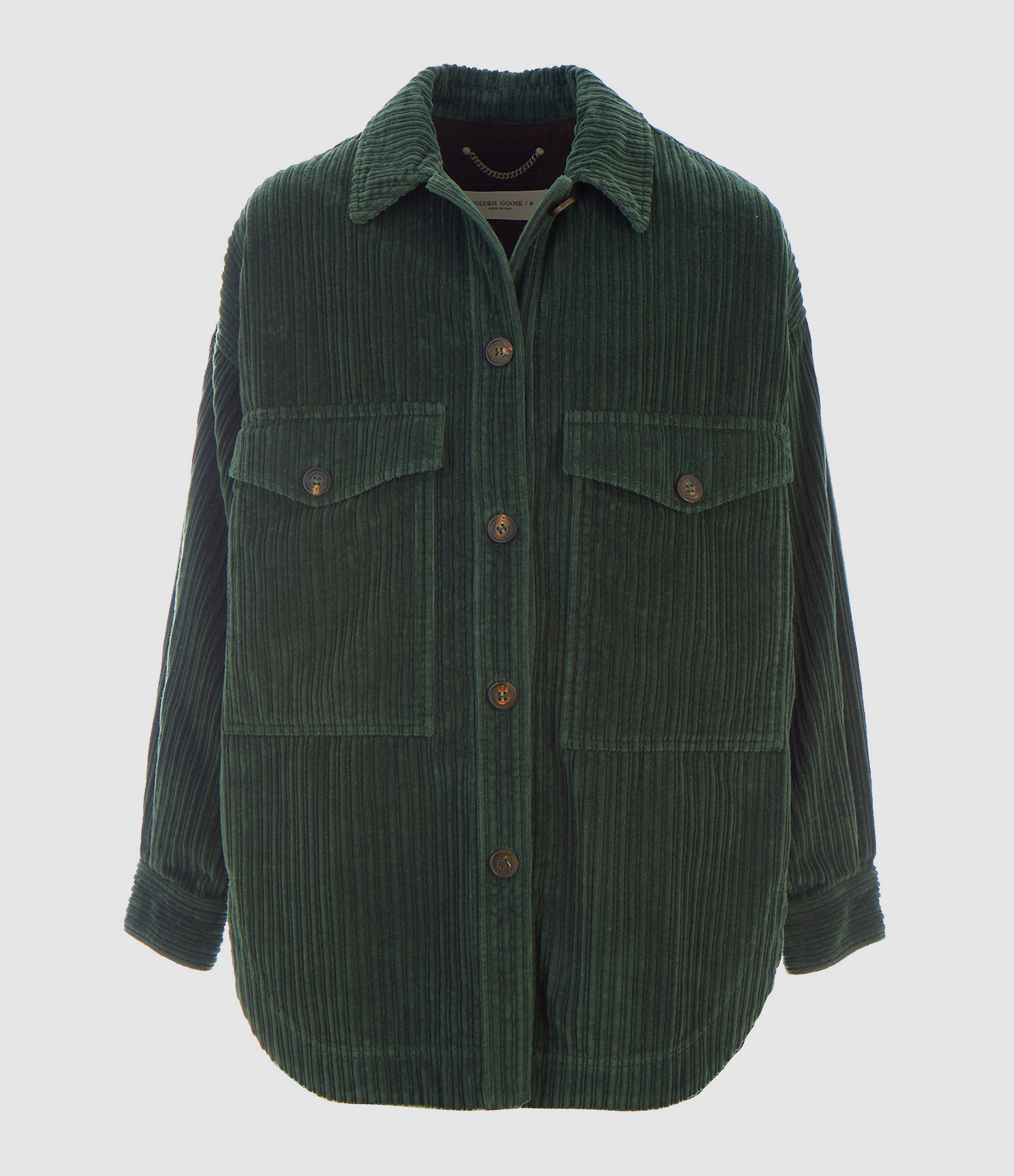 Surchemise Delicia Côtelé Verte