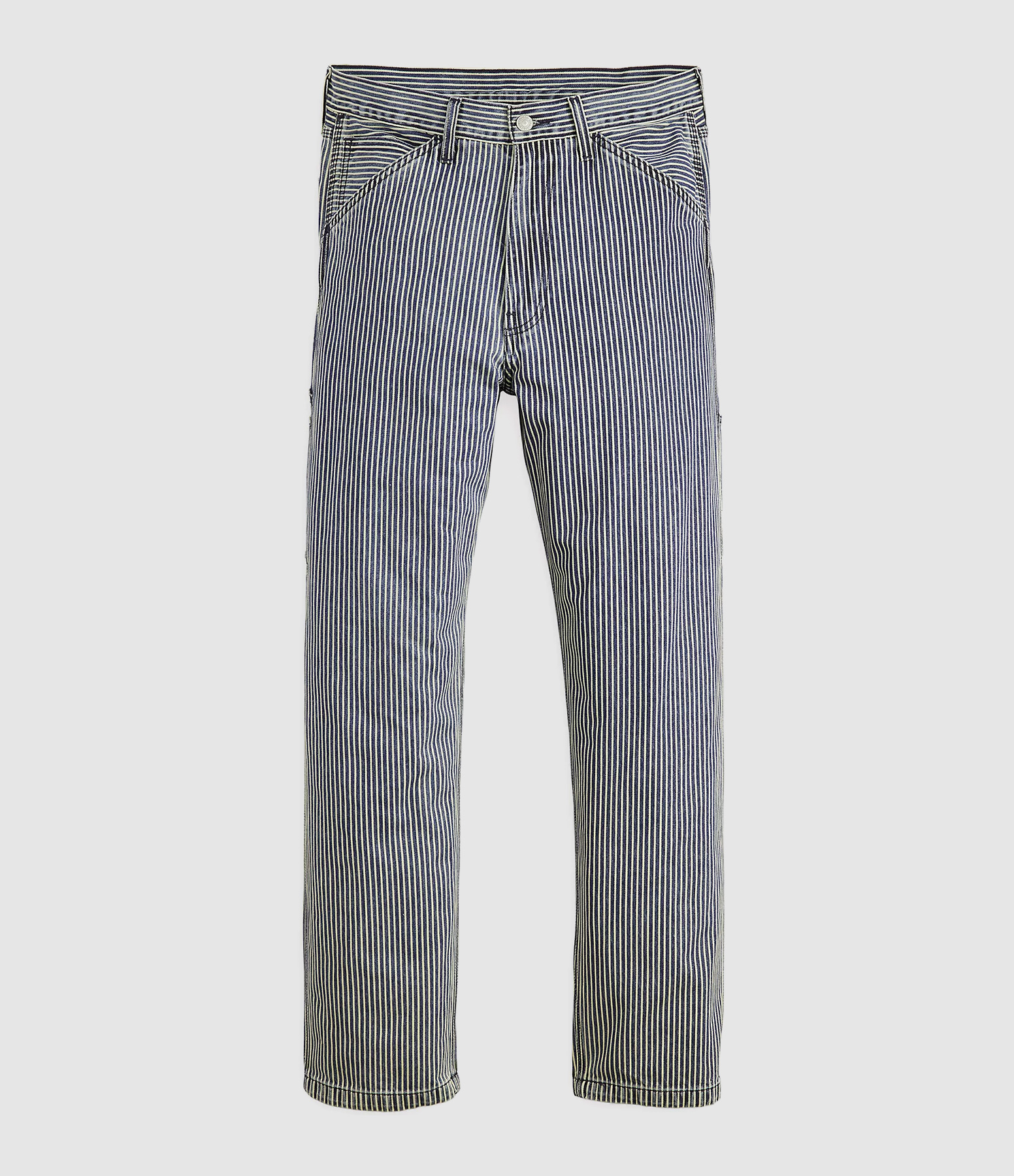 Jean Homme 568™ Loose Straight Carpenter Bleu Rayé