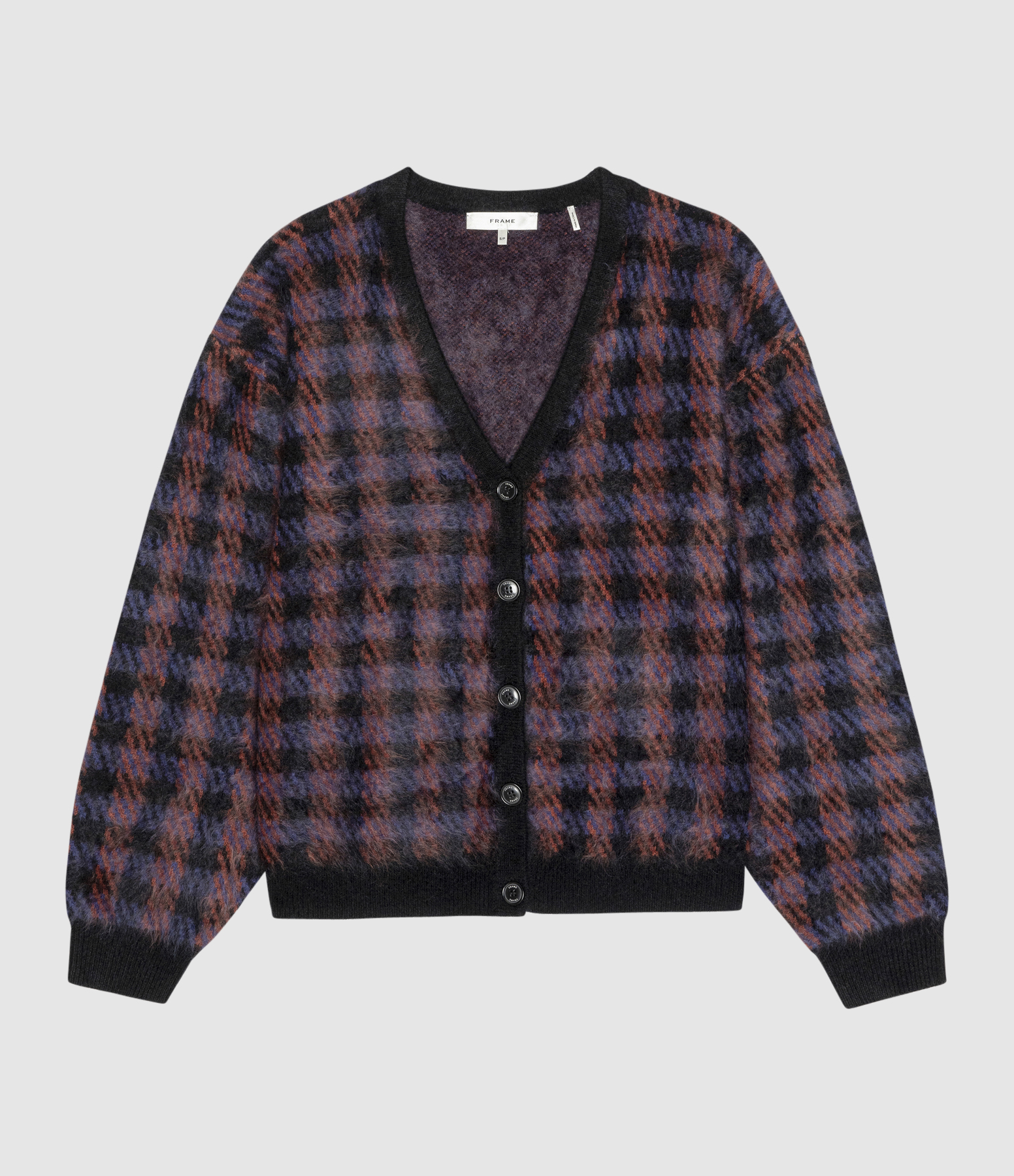 Gilet The Brushed Houndstooth Chestnut Plaid