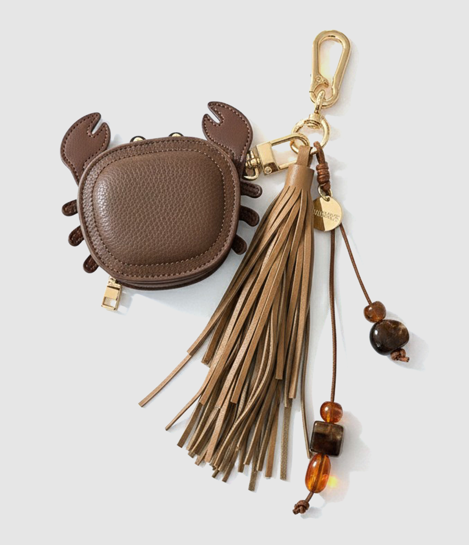 Bijou De Sac Crab Vegan Leather Brown