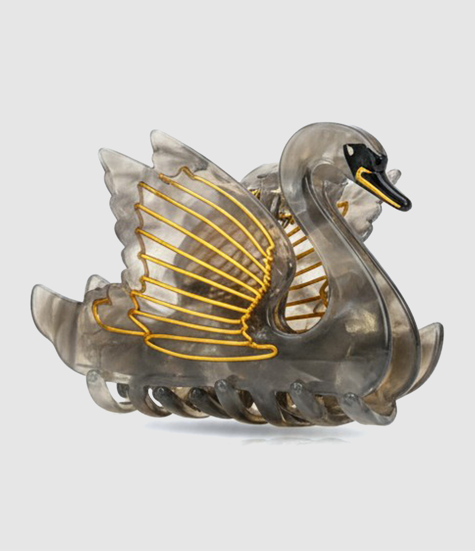 Pince Cheveux Swan Acetate Grey