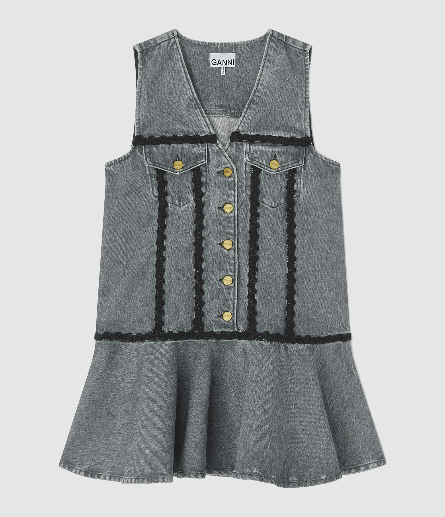 Robe Rigid Denim Slate Gris