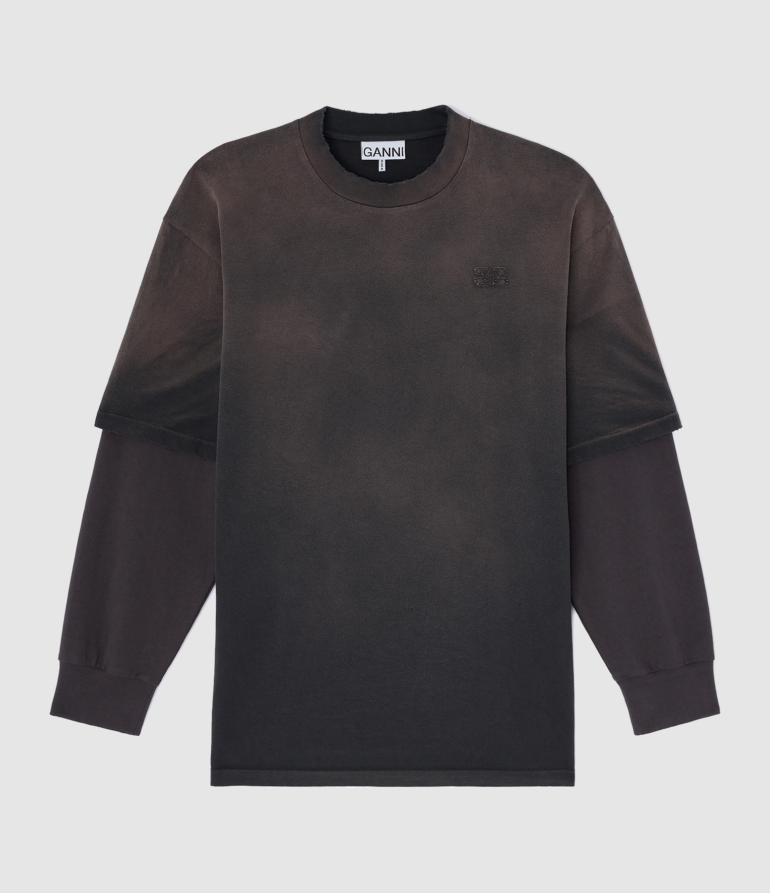 Tee-Shirt Heavy Cotton Jersey Washed Effect Phantom
