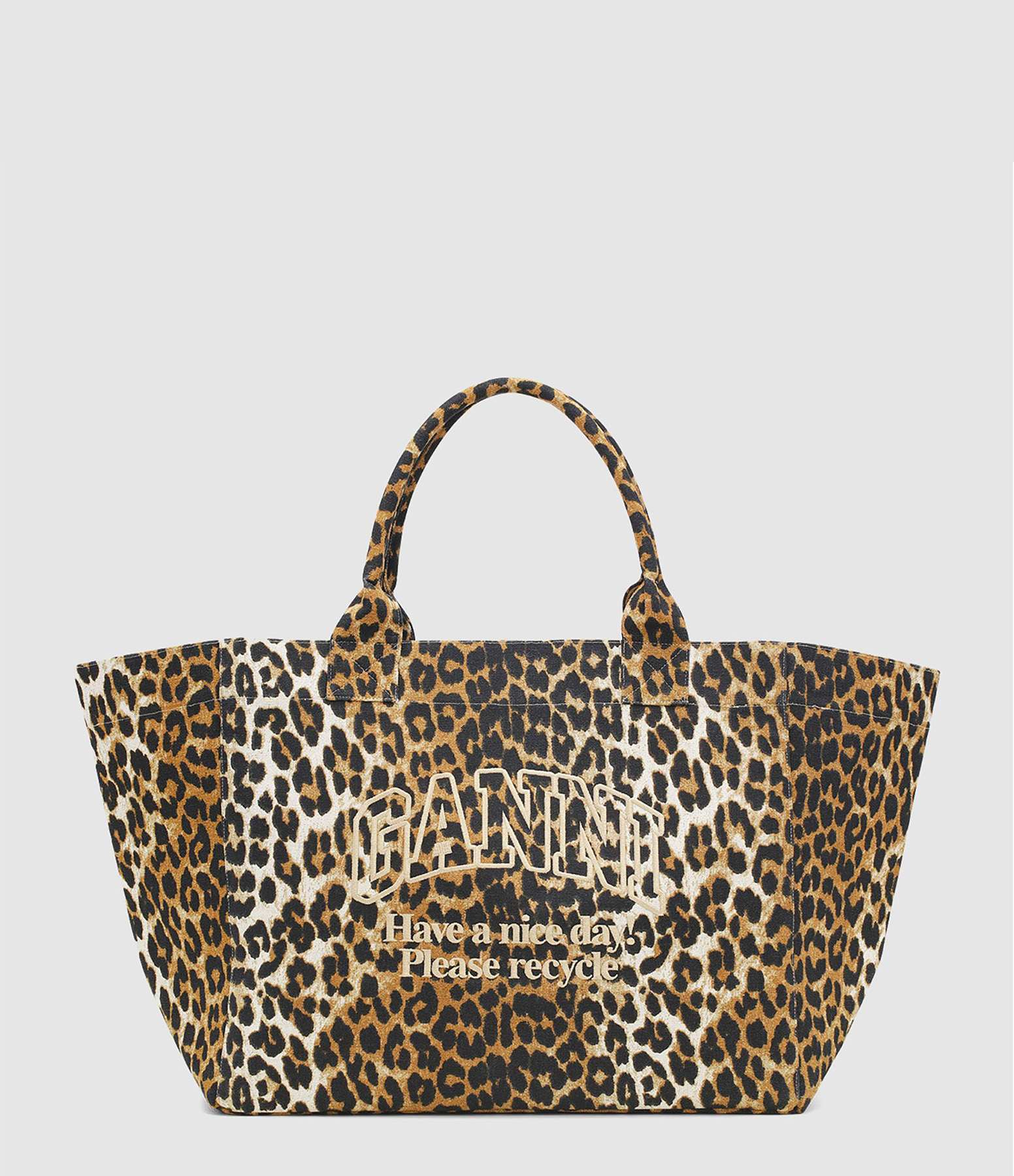 Sac Shopper XXL Pocket Print Leopard