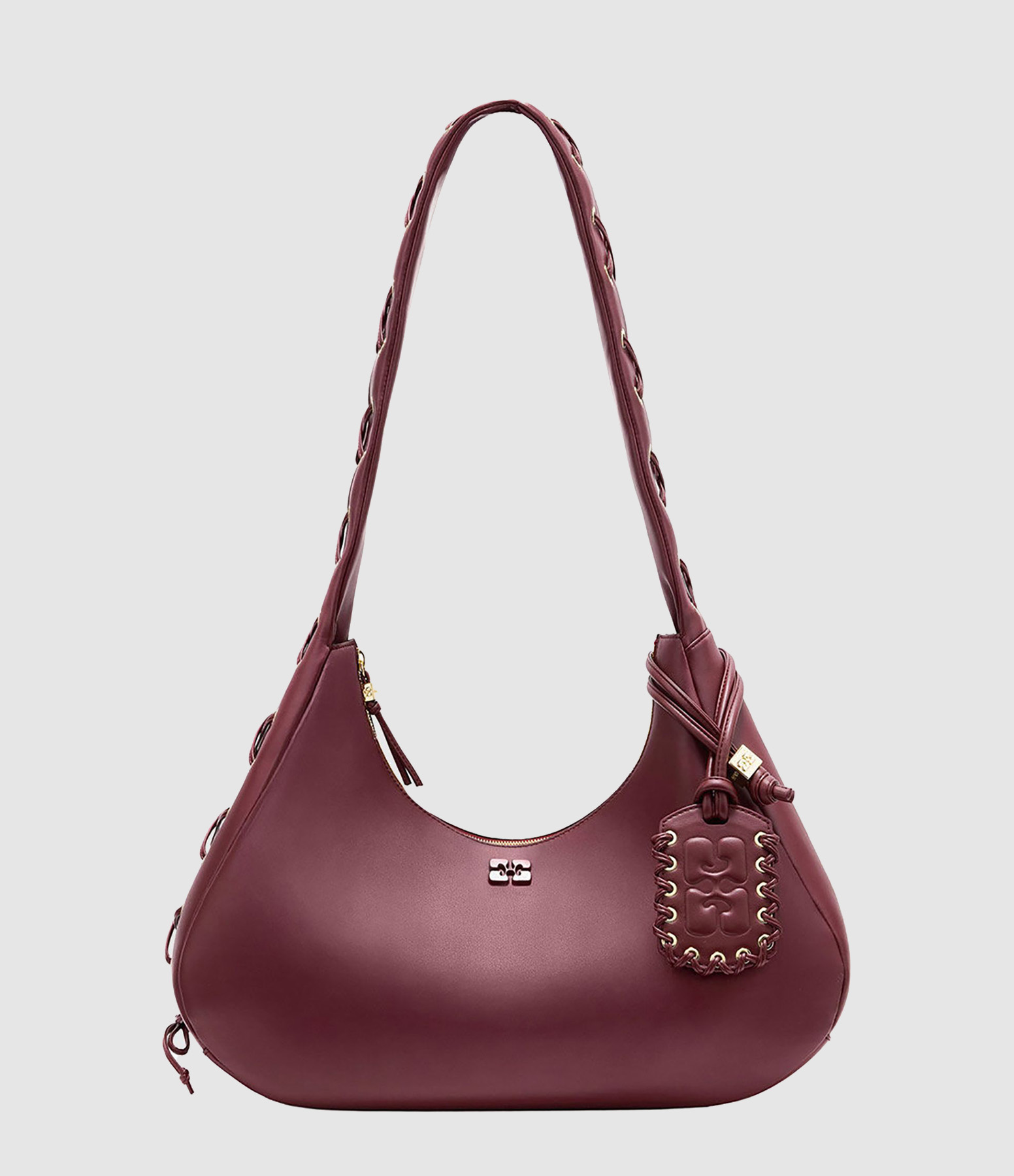 Sac Hobo Medium Laces Burgundy
