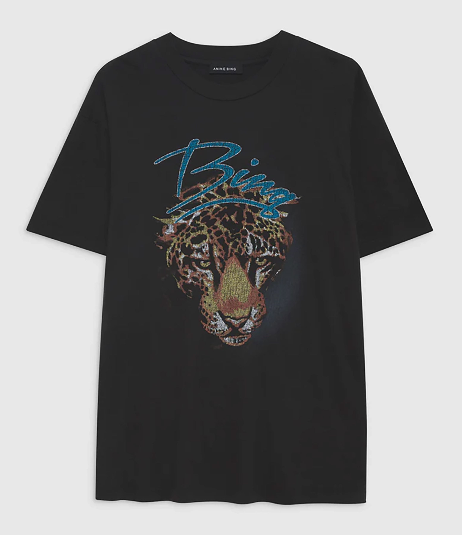 Tee-shirt Walker Léopard Noir