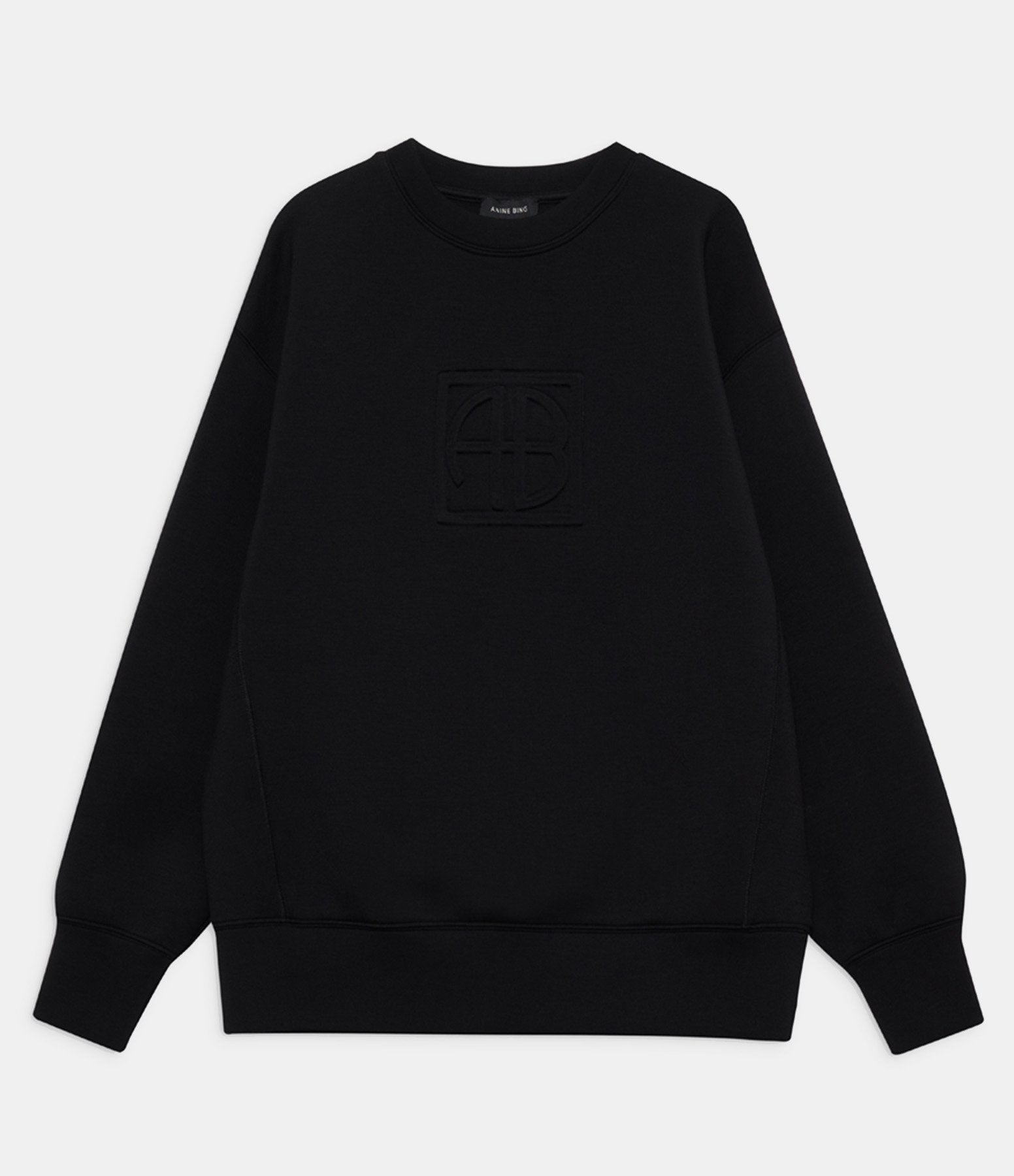 Sweatshirt Alto Framed Monogram Black