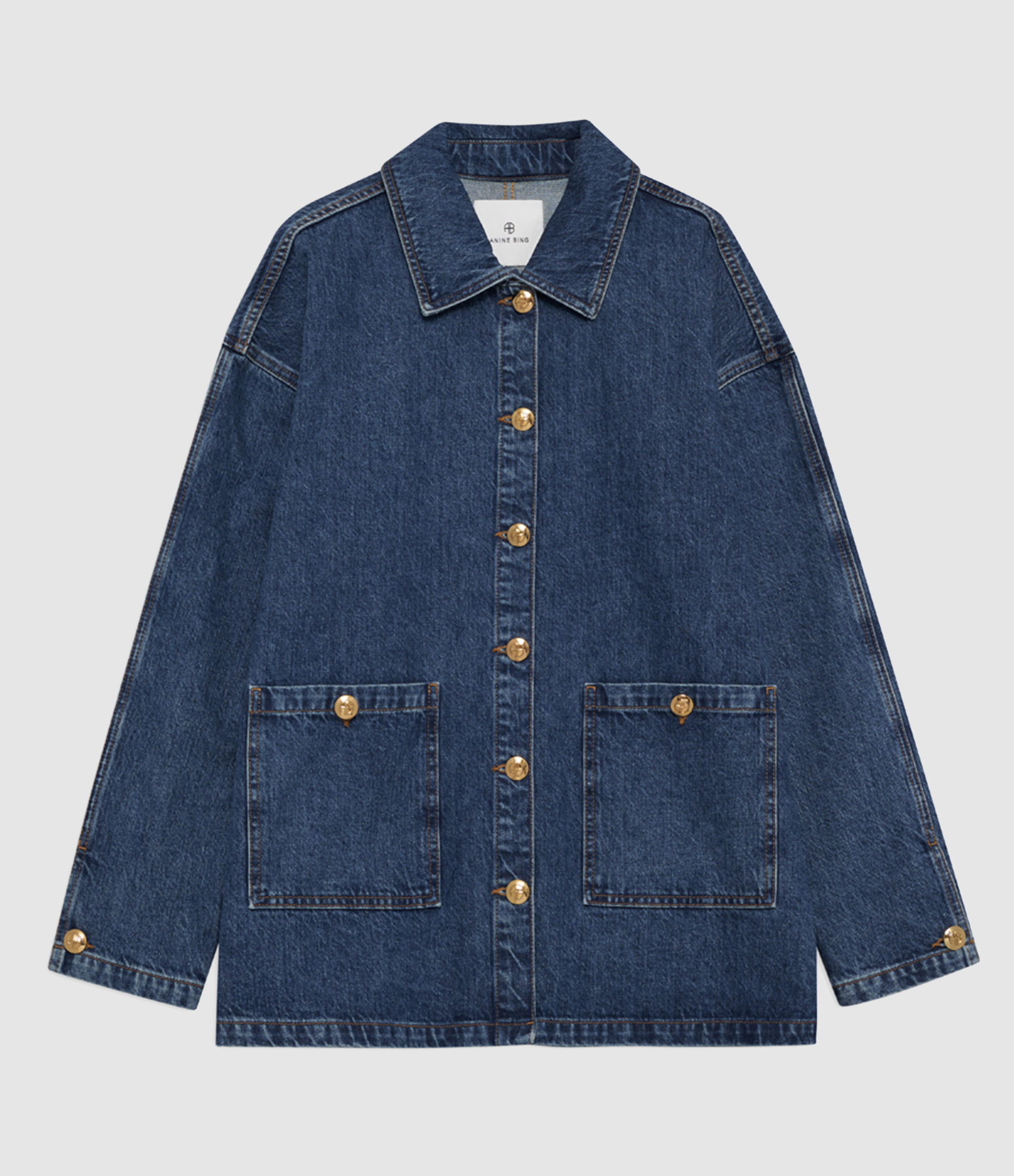 Veste Luca Denim Clean Indigo