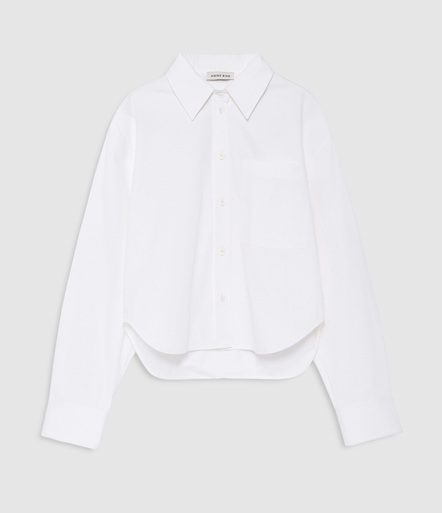 Chemise Scott Cropped White