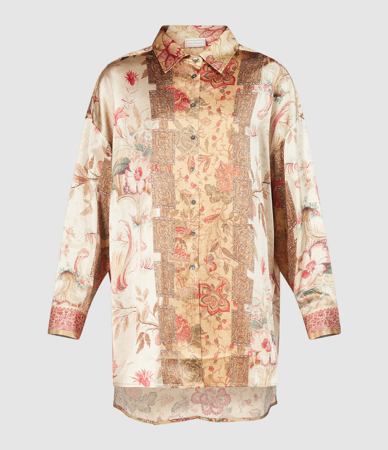 Chemise Adana Soie Imprimé Multicolore