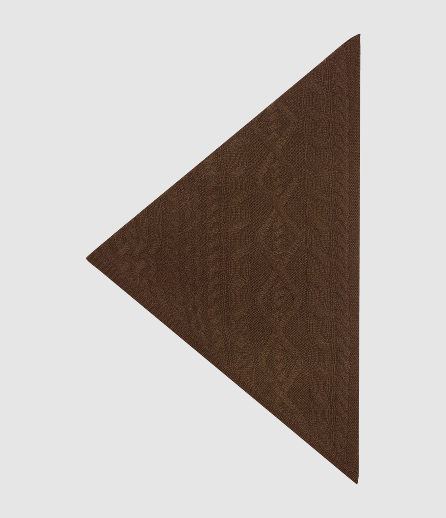 Triangle Cachemire Sacha Chocolat