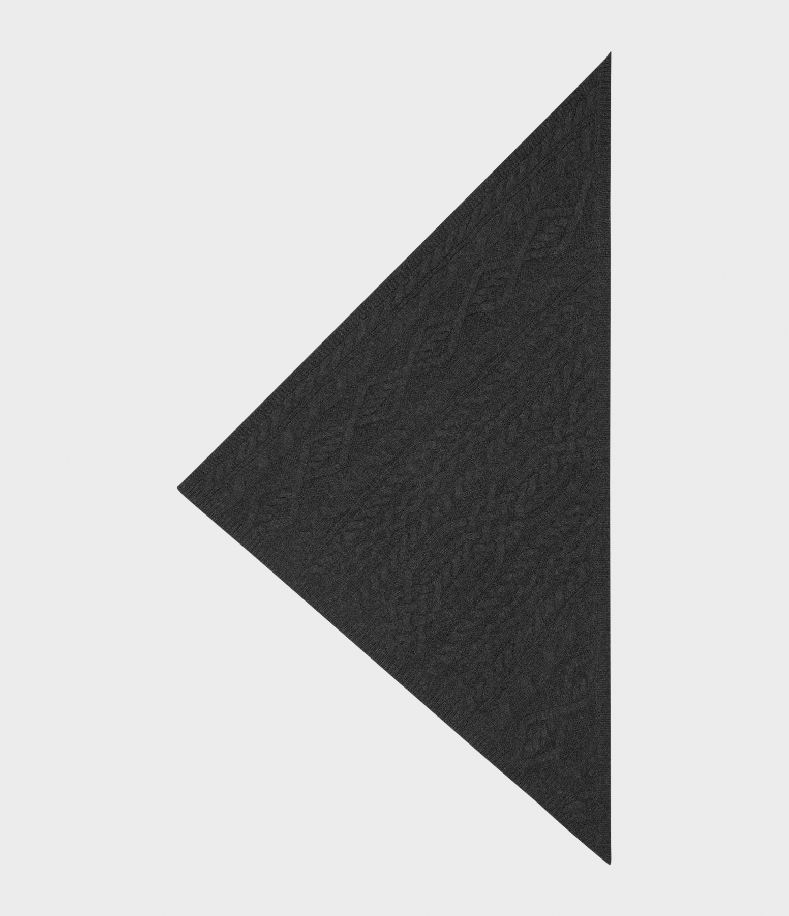 Triangle Cachemire Sacha Noir