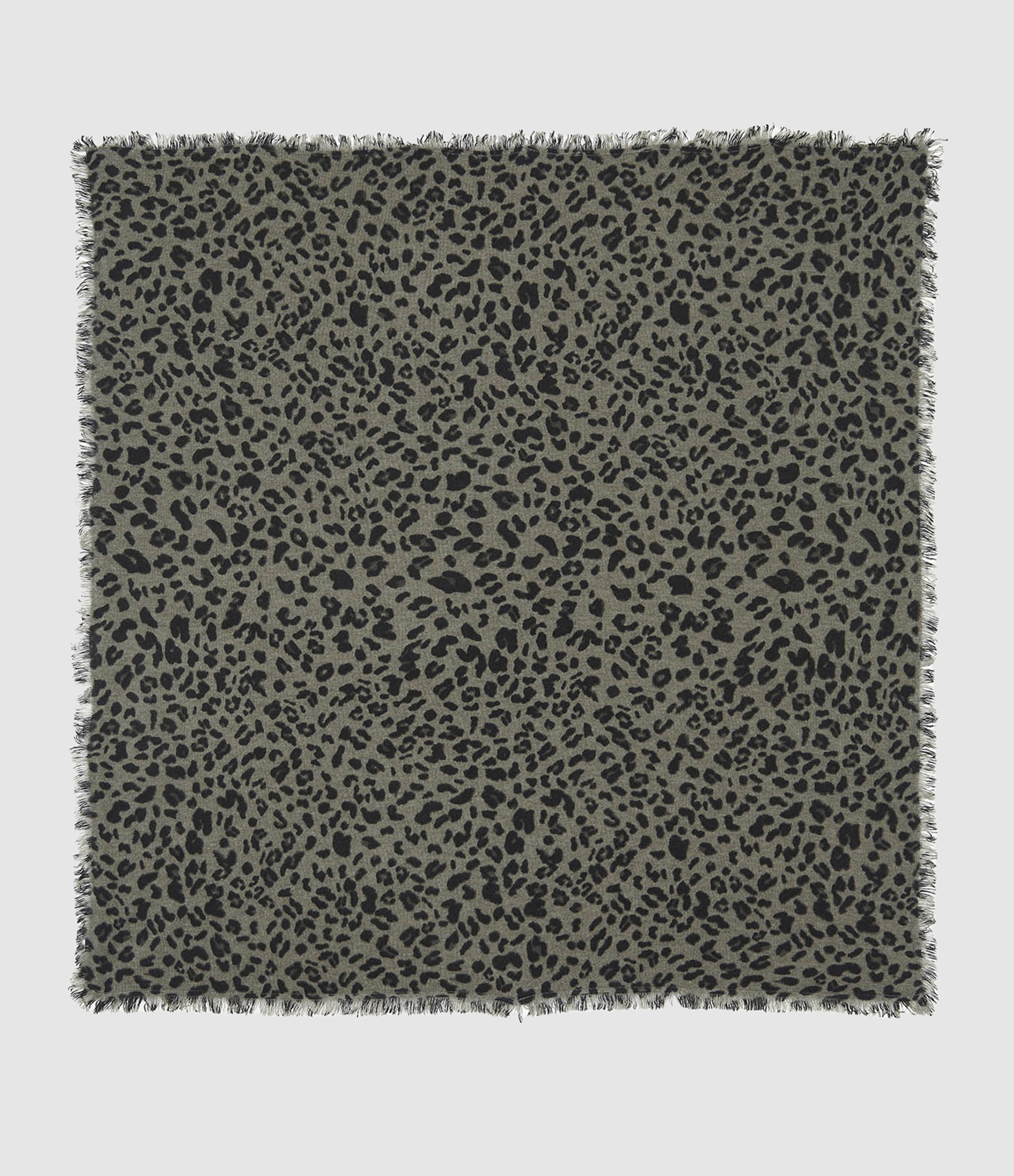 Écharpe Hachiko Léopard Kaki Chine