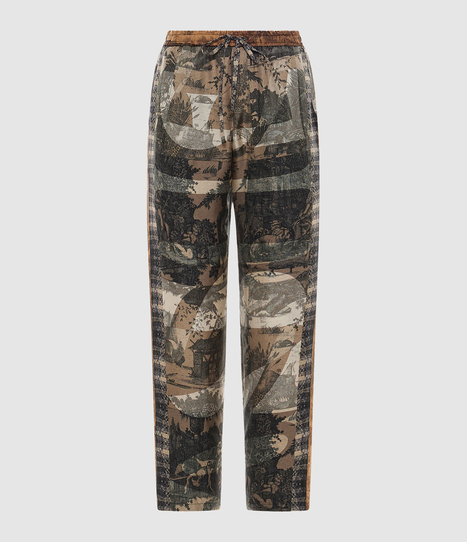 Pantalon Aloe Soie Multicolore