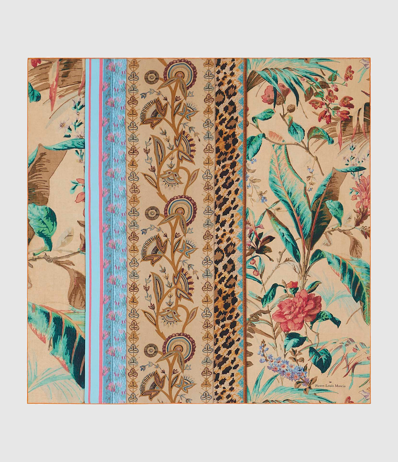 Foulard Aloe Ultrawash Soie Multicolore