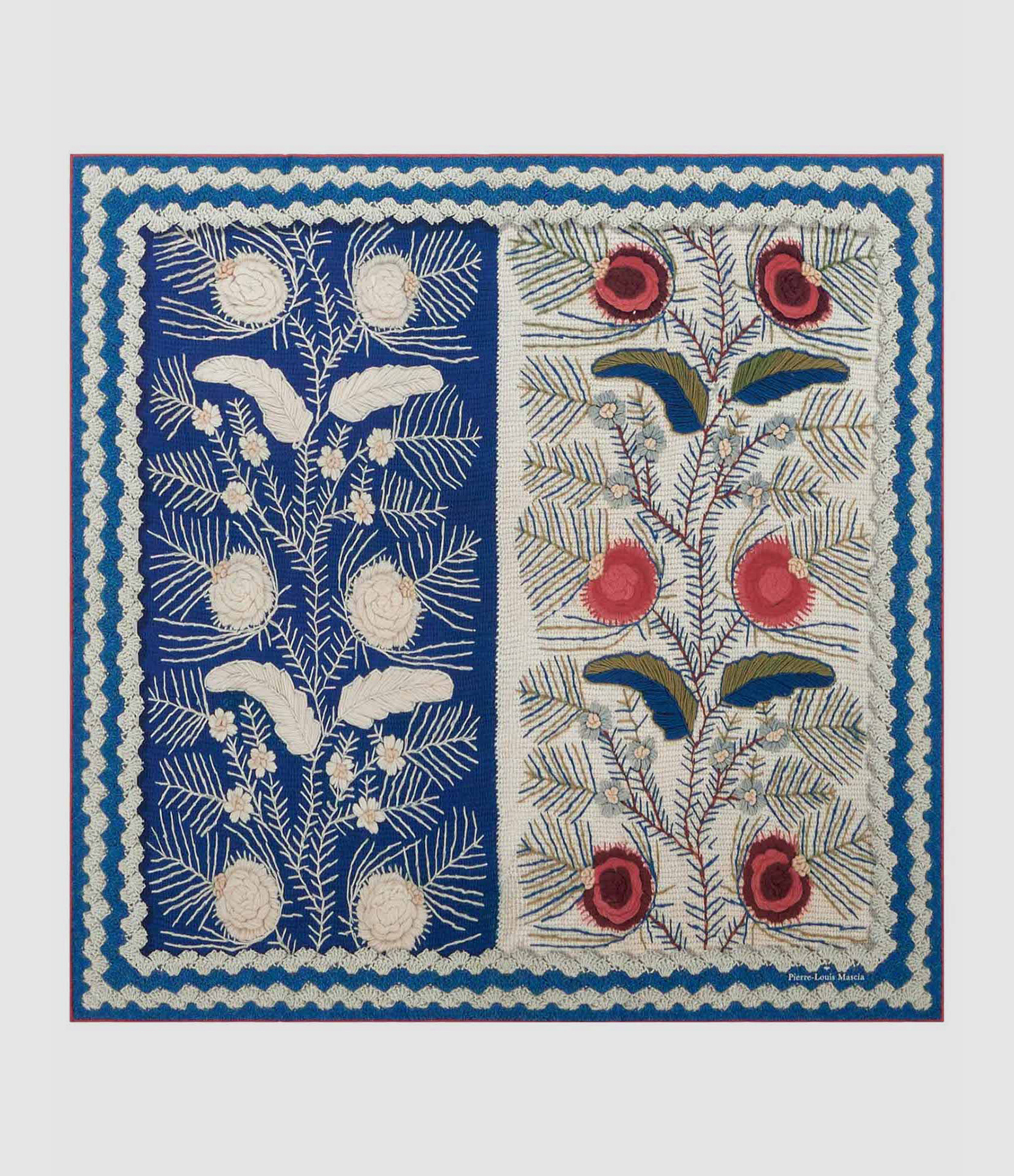 Foulard Aloeuw Soie Multicolore