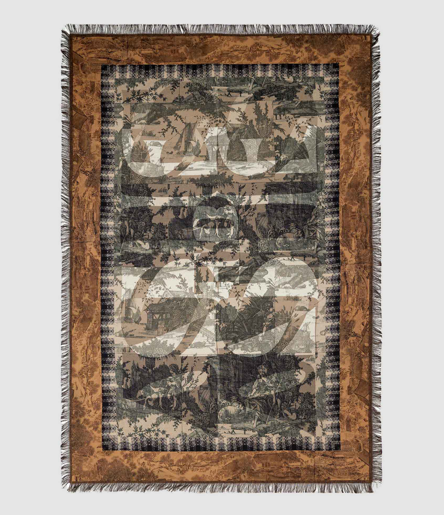 Foulard Aloeuw Soie Multicolore