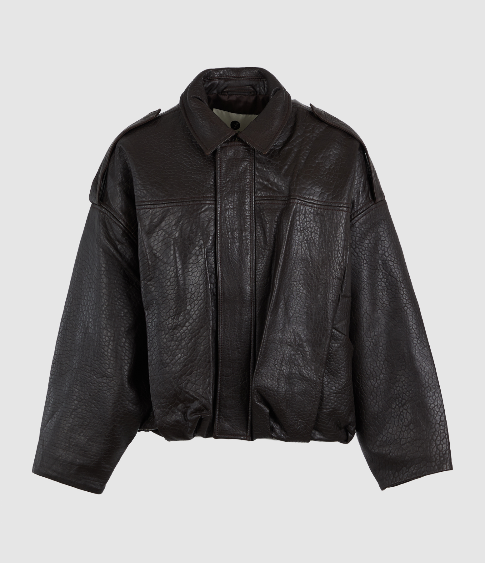 Veste Meghan Leather Dark Brown