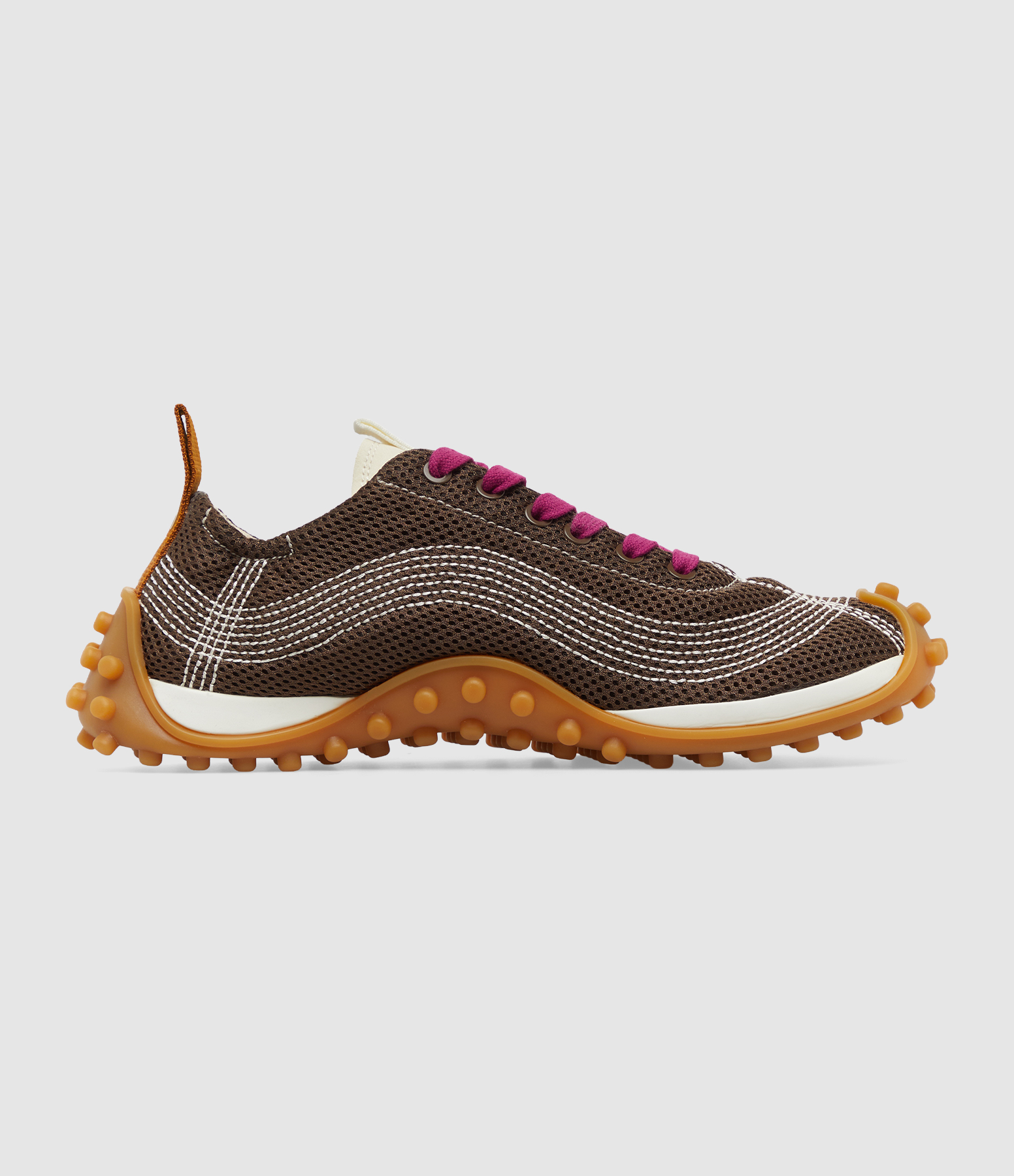Baskets Mirage Marron Chocolat Fuchsia