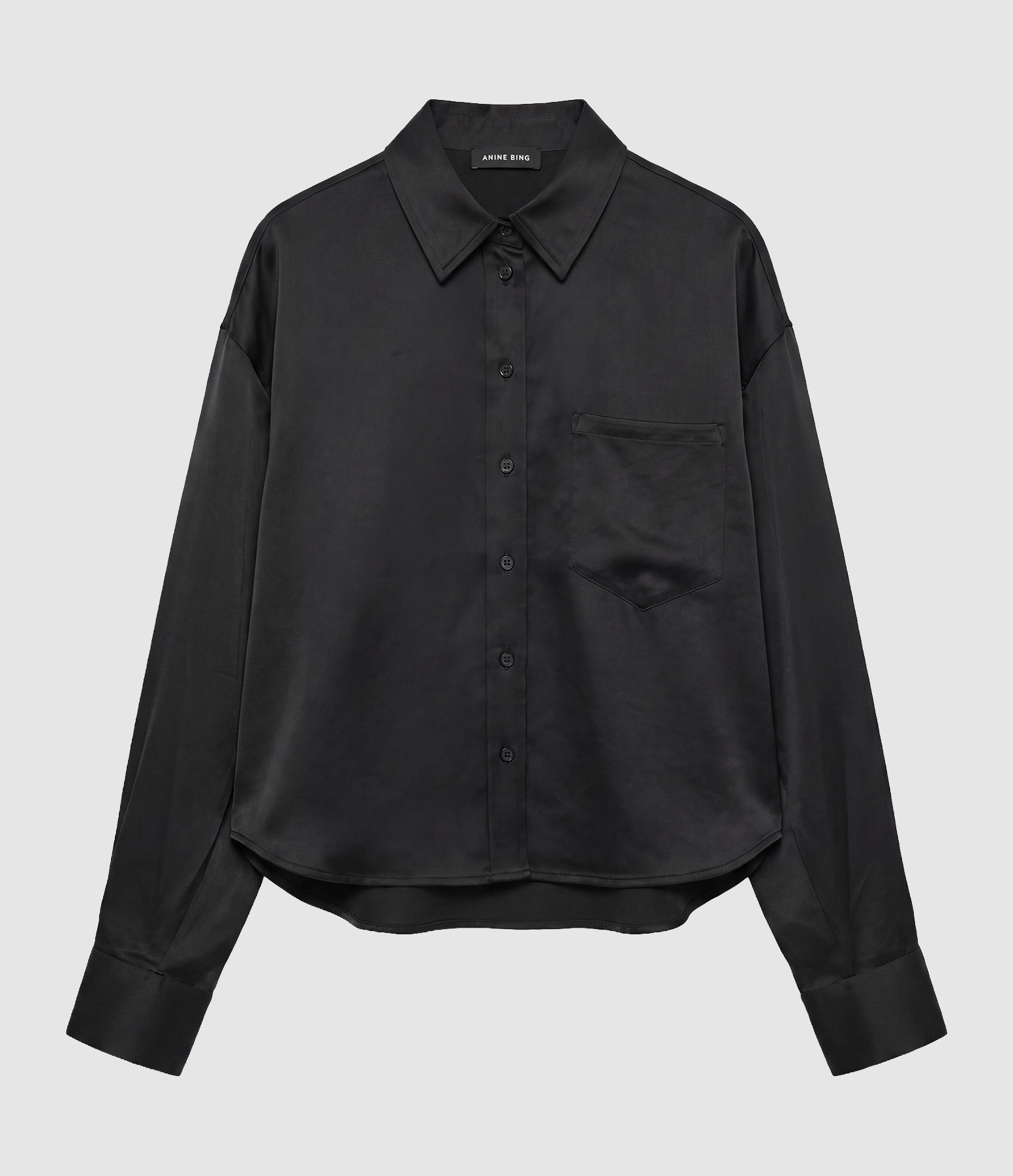 Chemise Scott Cropped Black