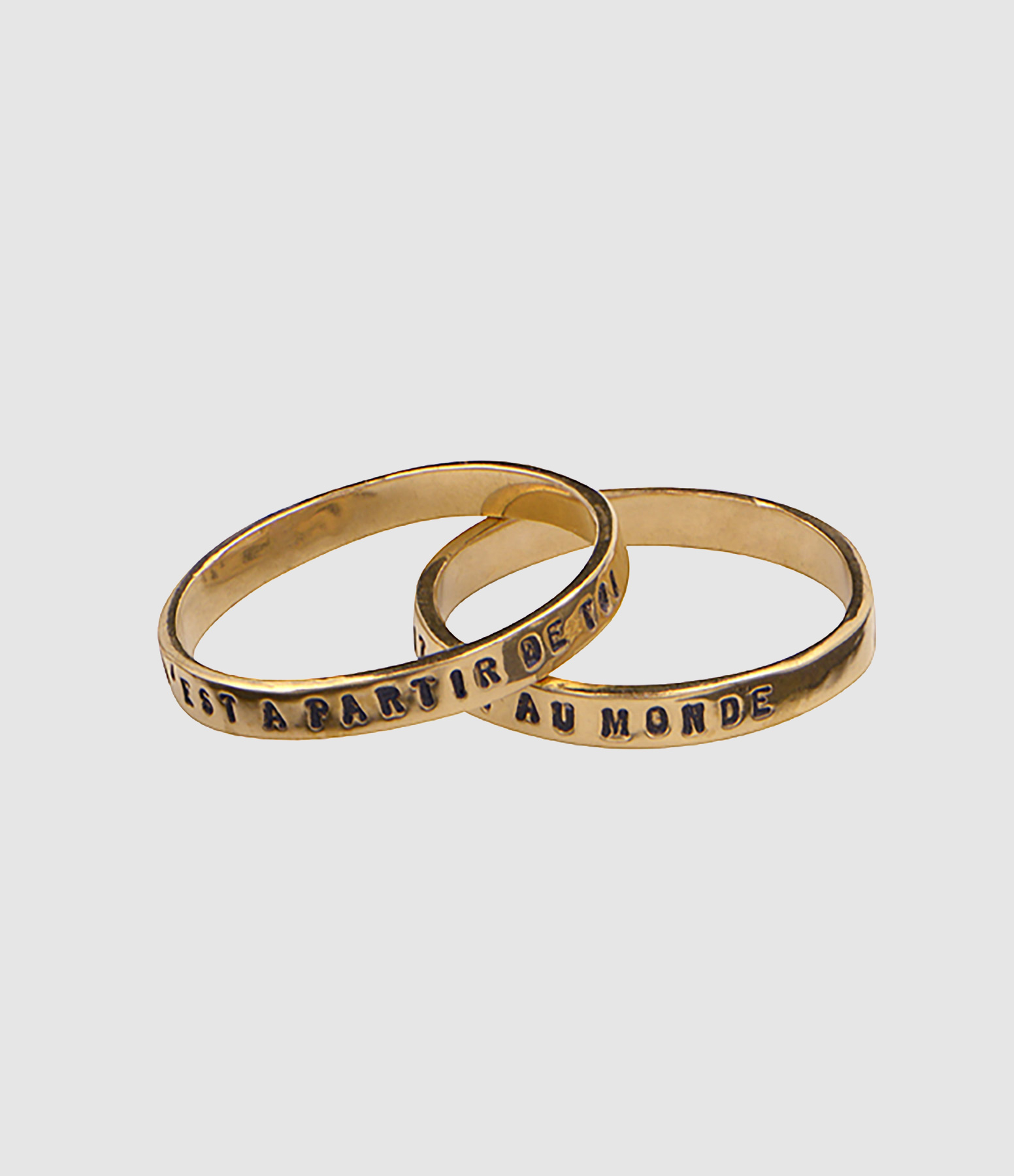 Bagues C'est à partir de toi... Vermeil