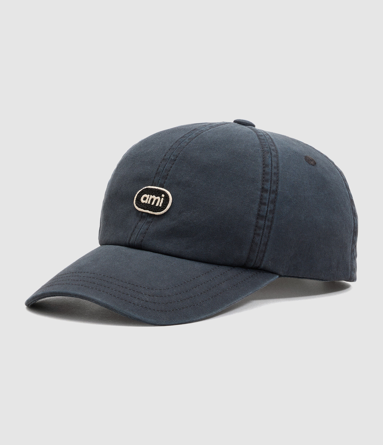 Casquette Ami Patch  Noir Lave