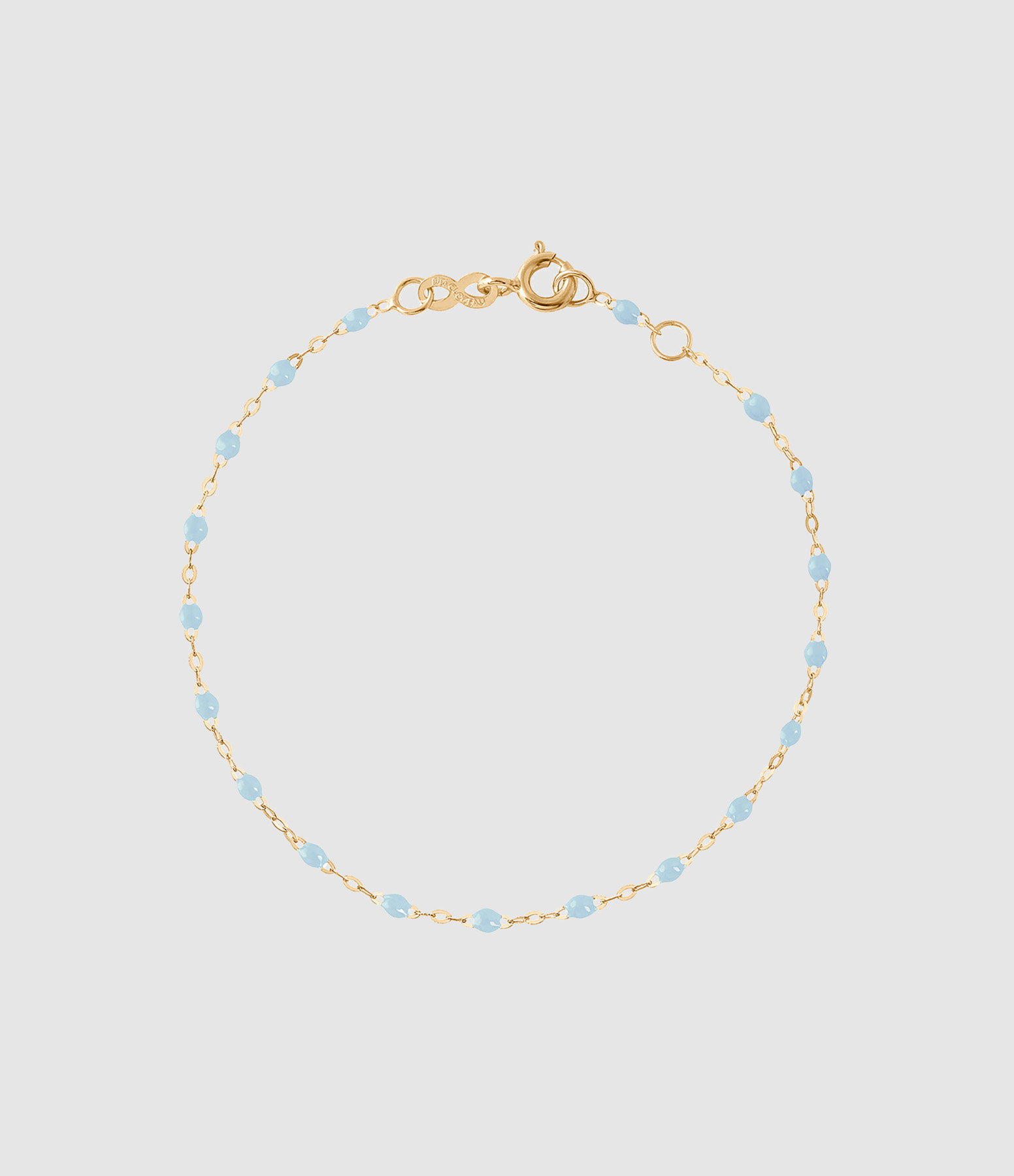 Bracelet Enfant Classique Perles Résine Or, 13 cm