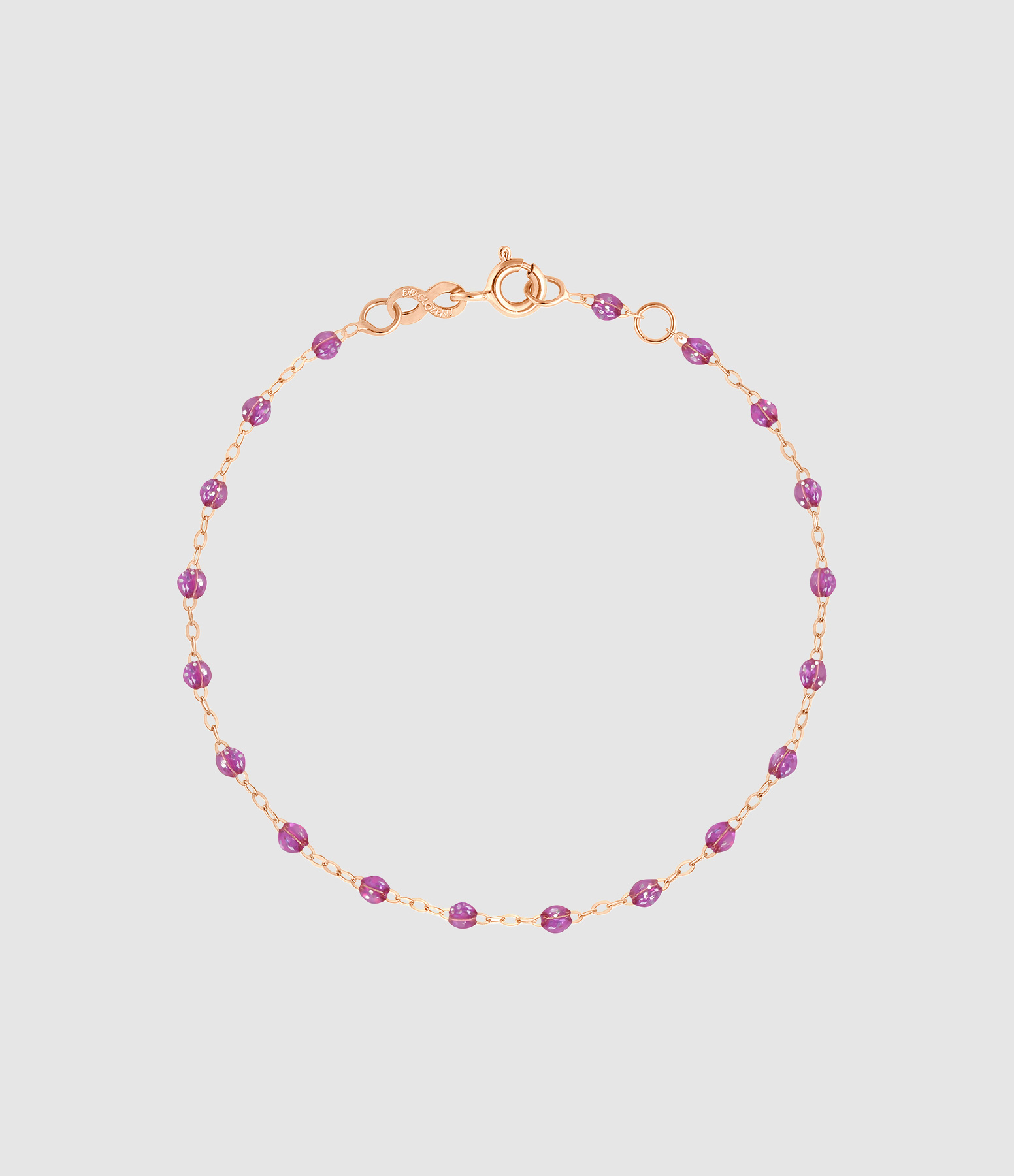 Bracelet Enfant Classique Perles Résine Or, 13 cm