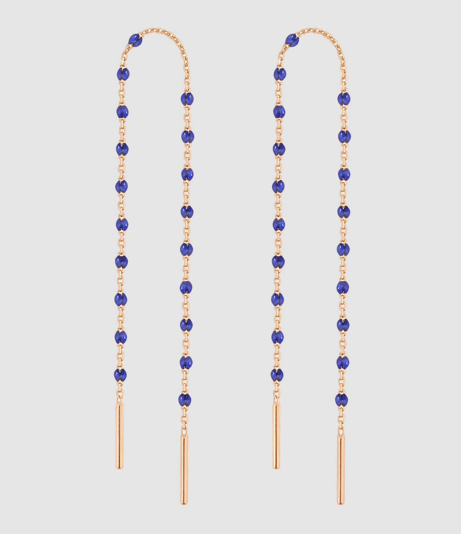 Boucles d'oreilles Doubles Mini Résine Or