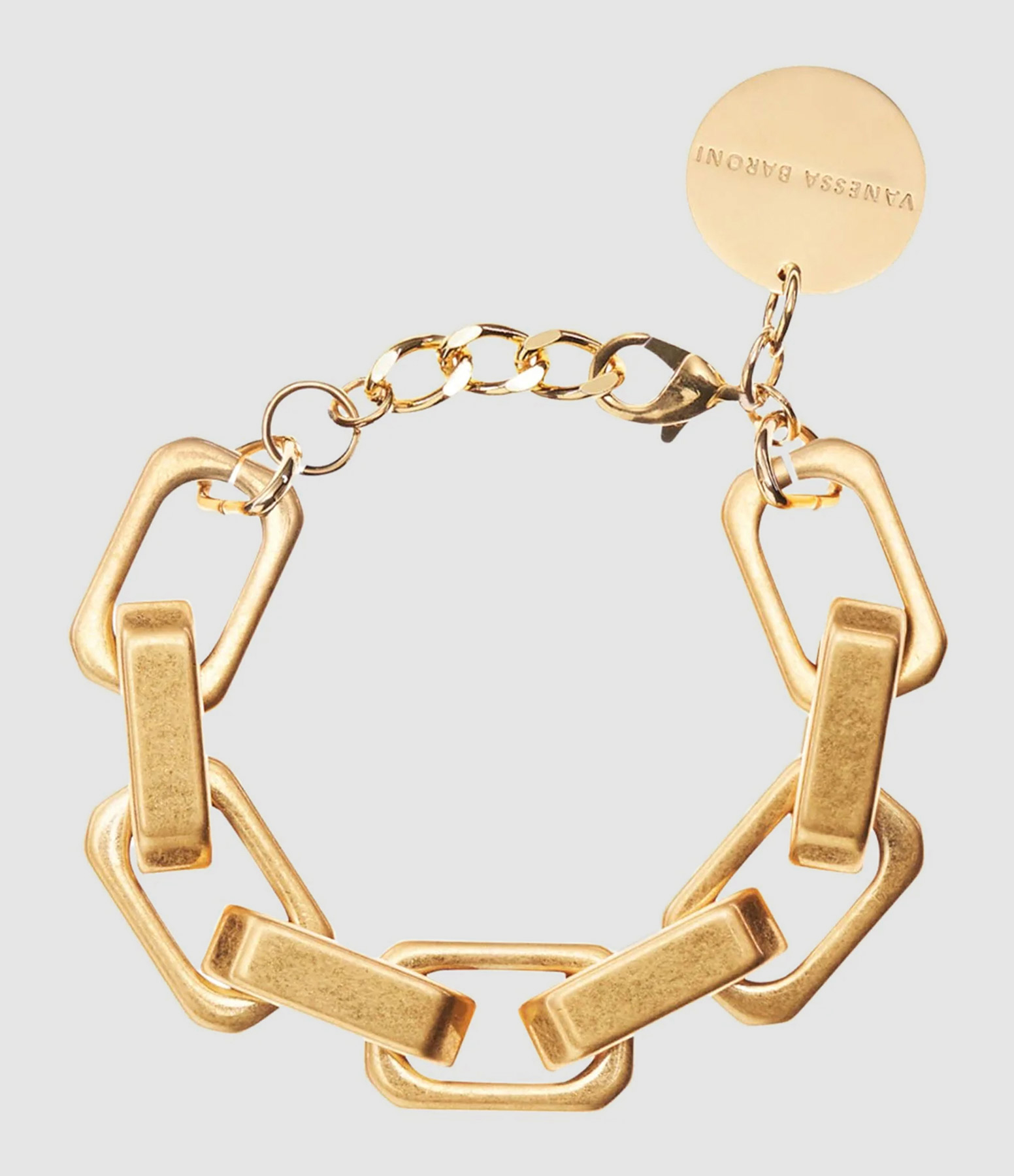 Bracelet Big Tank Doré Vintage