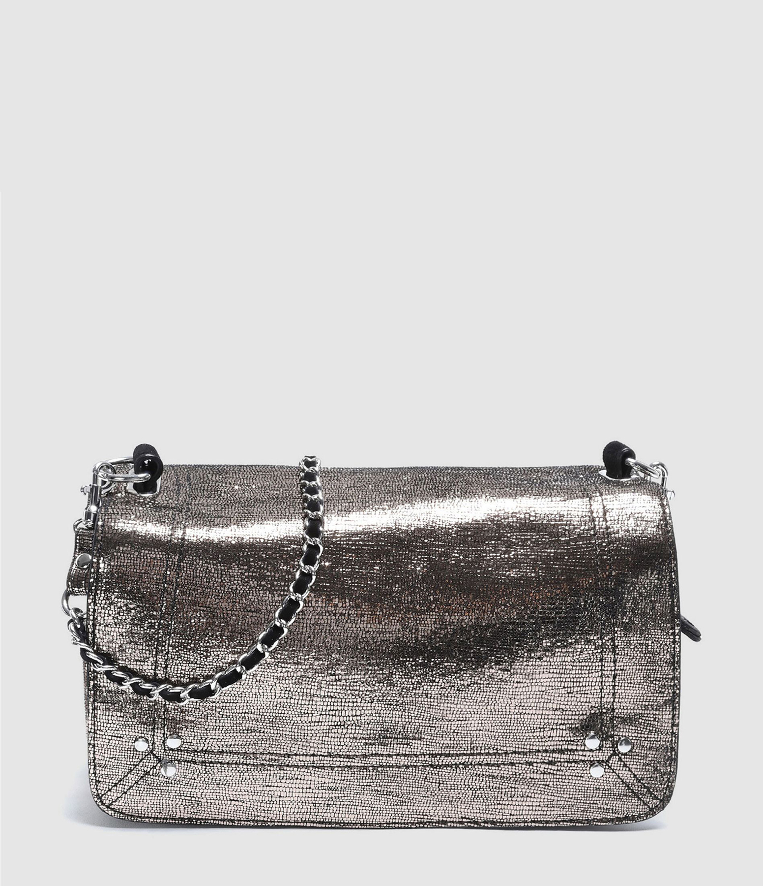 Sac Bobi Cuir Lamé Champagne