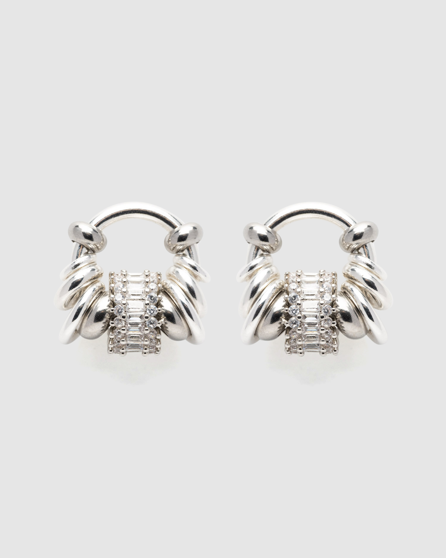 Boucles Oreilles Chrome