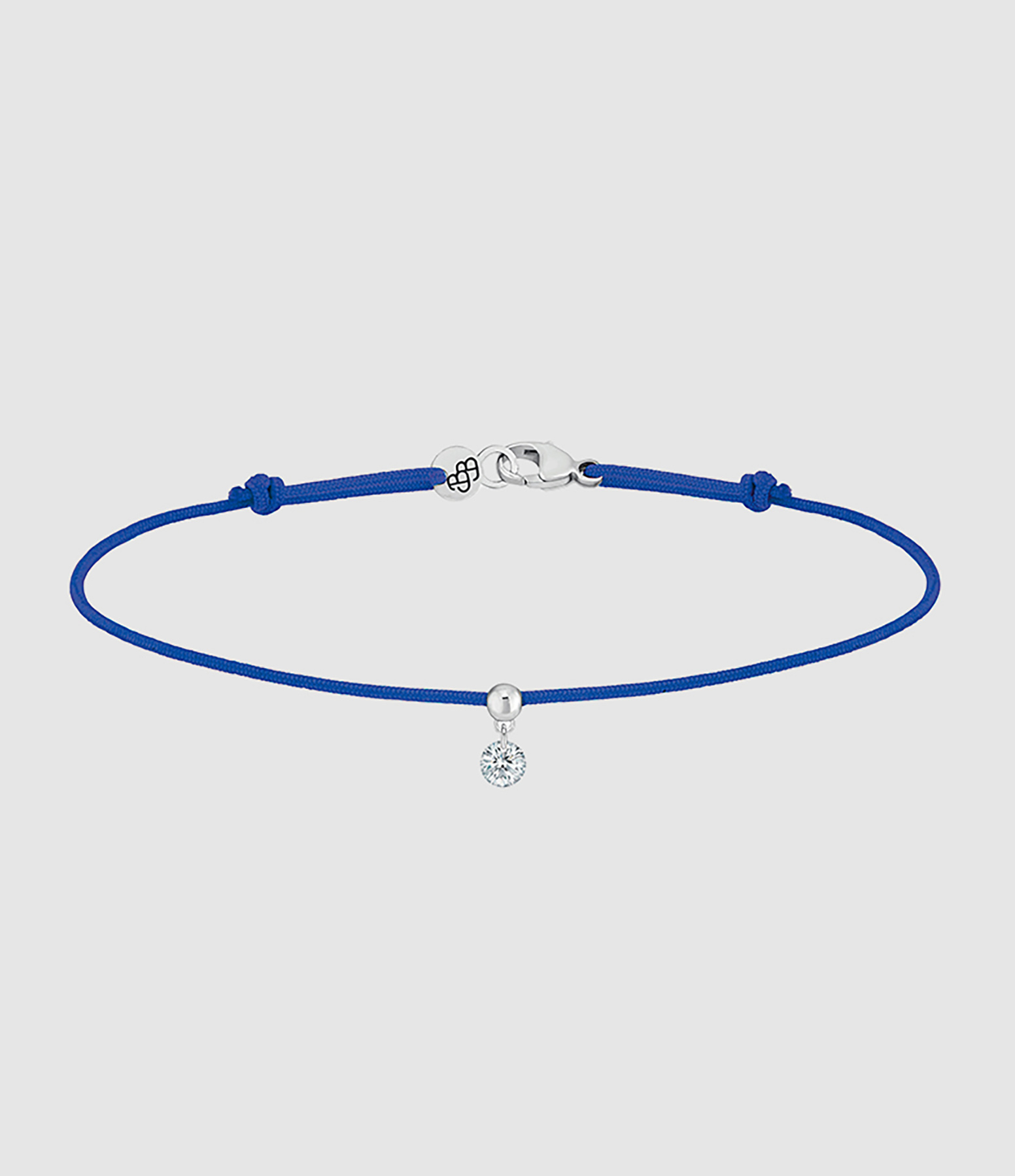 Bracelet BB Cordon Bleu Or Blanc Diamant Brillant
