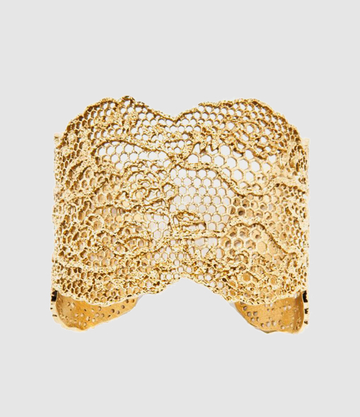 Manchette Dentelle PM Or Jaune