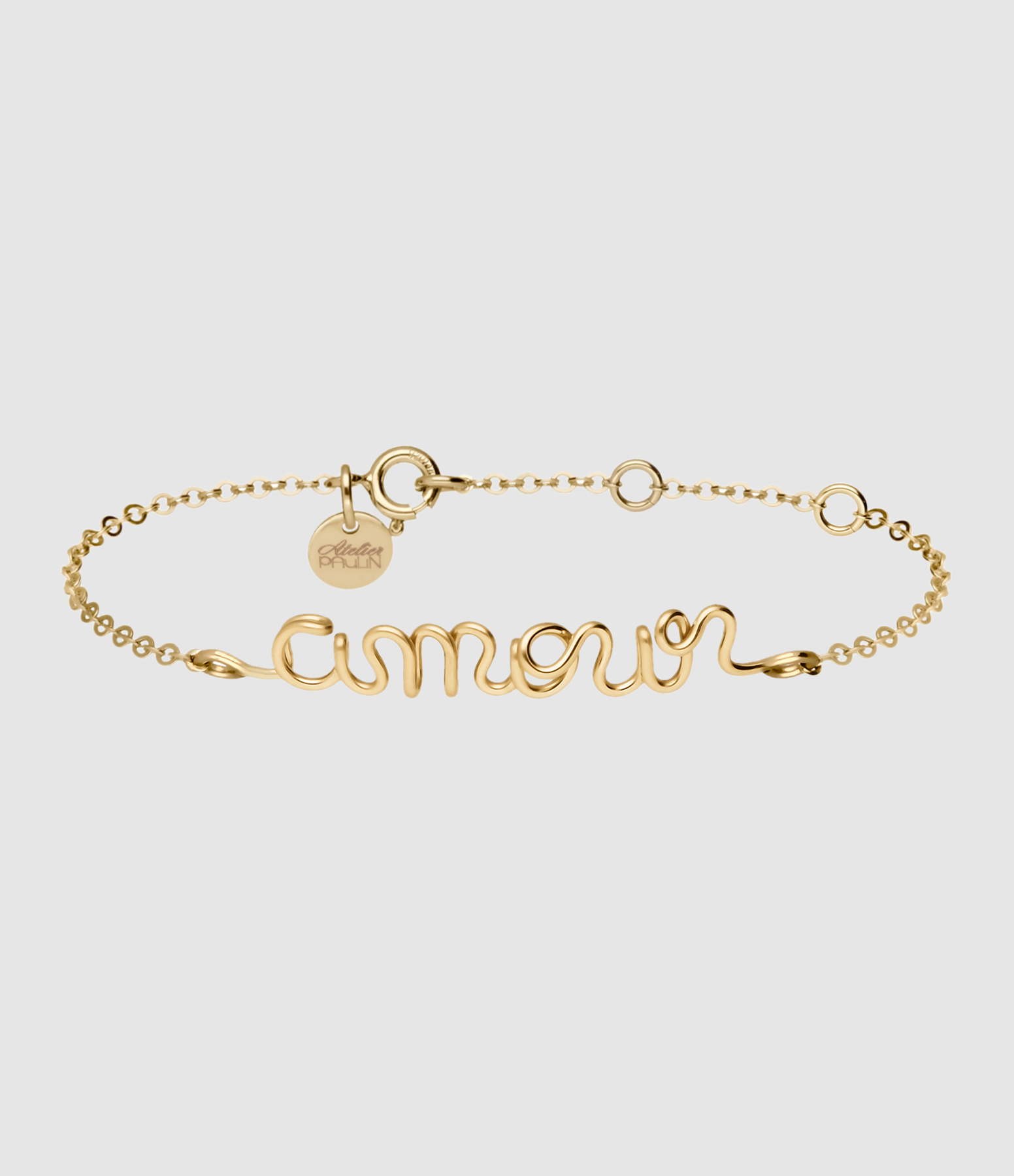 Bracelet Richelieu Amour Gold Filled
