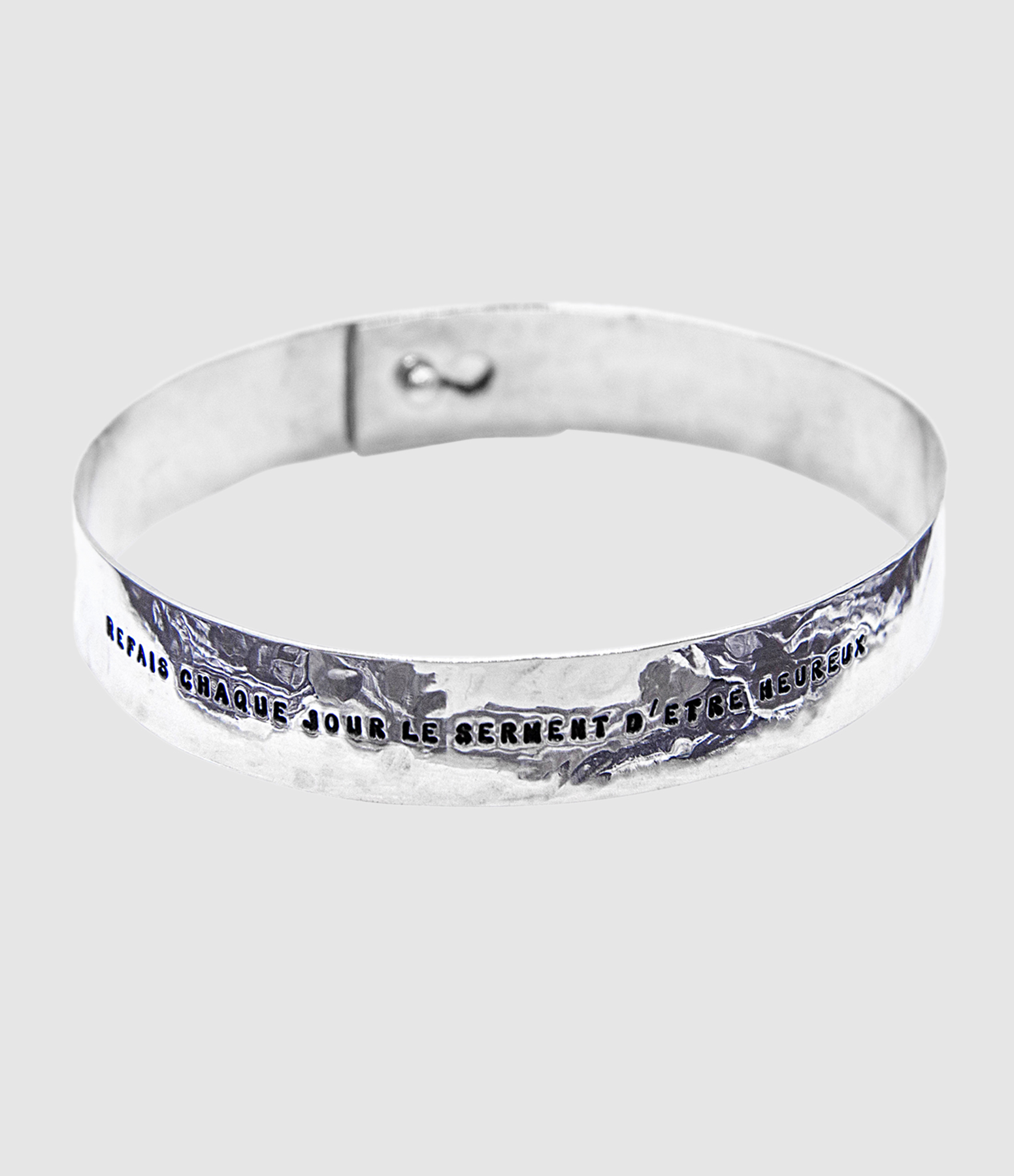 SERGE THORAVAL - Bracelet Ruban Large Argent