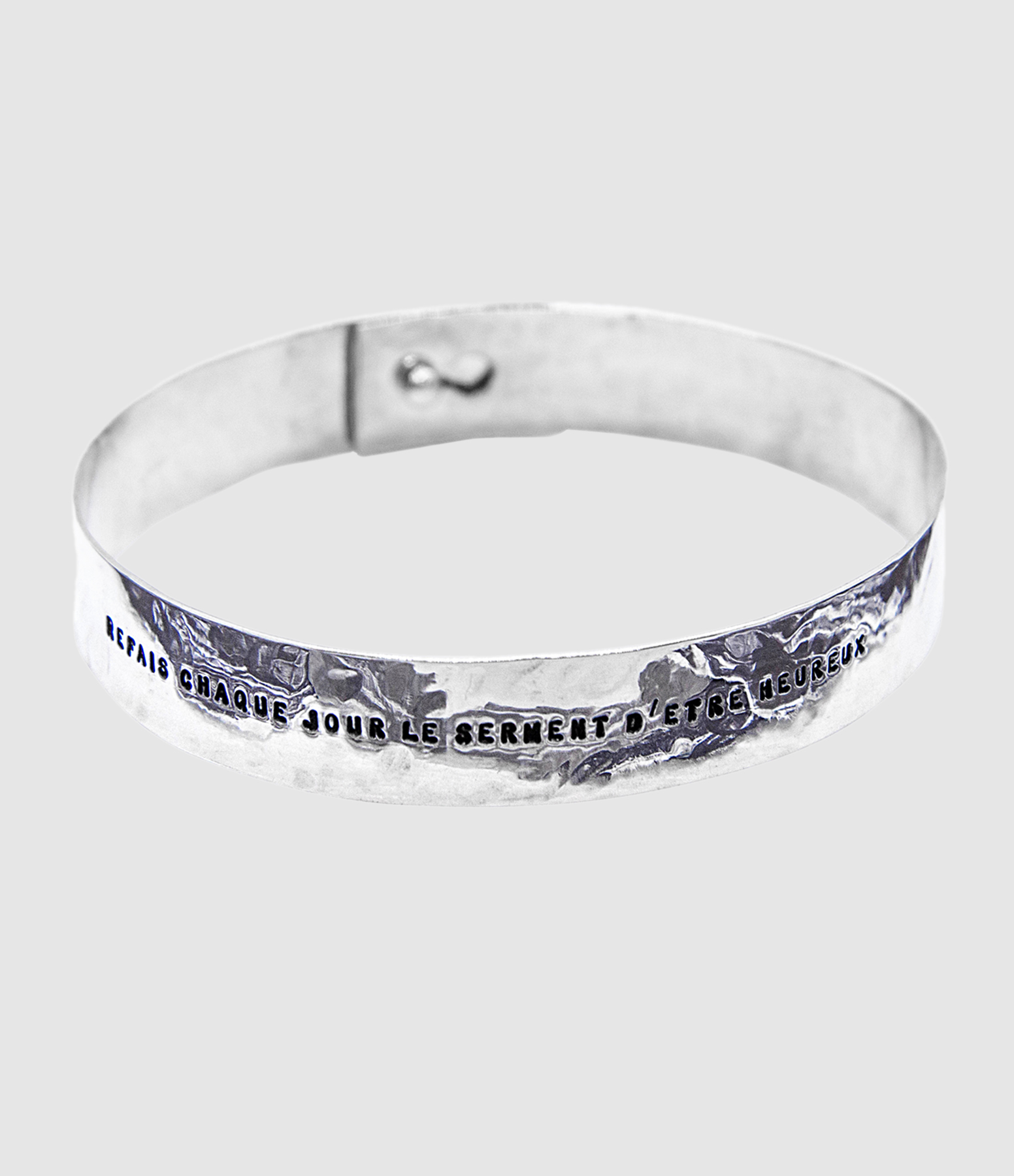 Jonc Ruban Large Argent