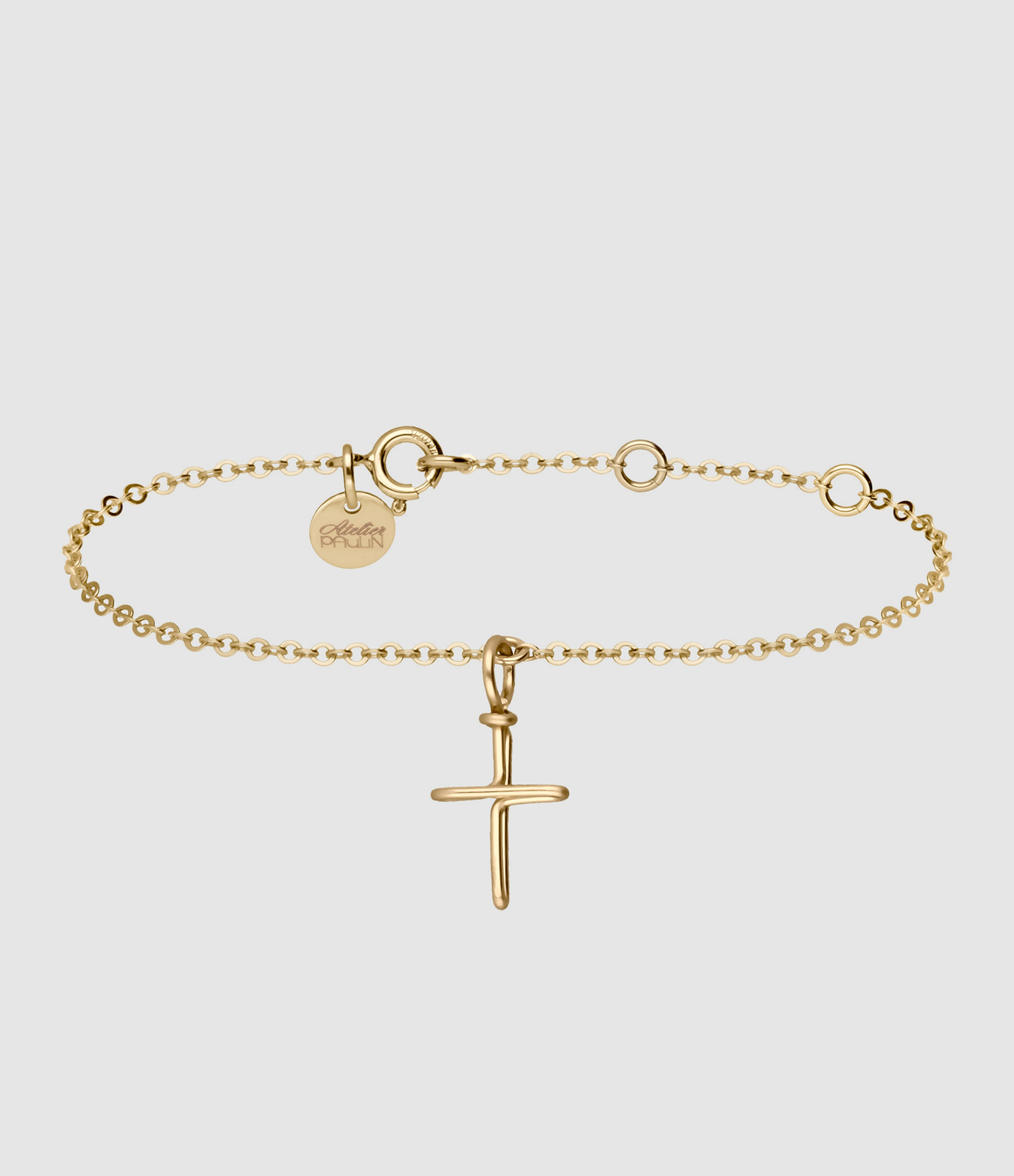 Bracelet My Symbolic Croix Gold Filled, Collection Charms