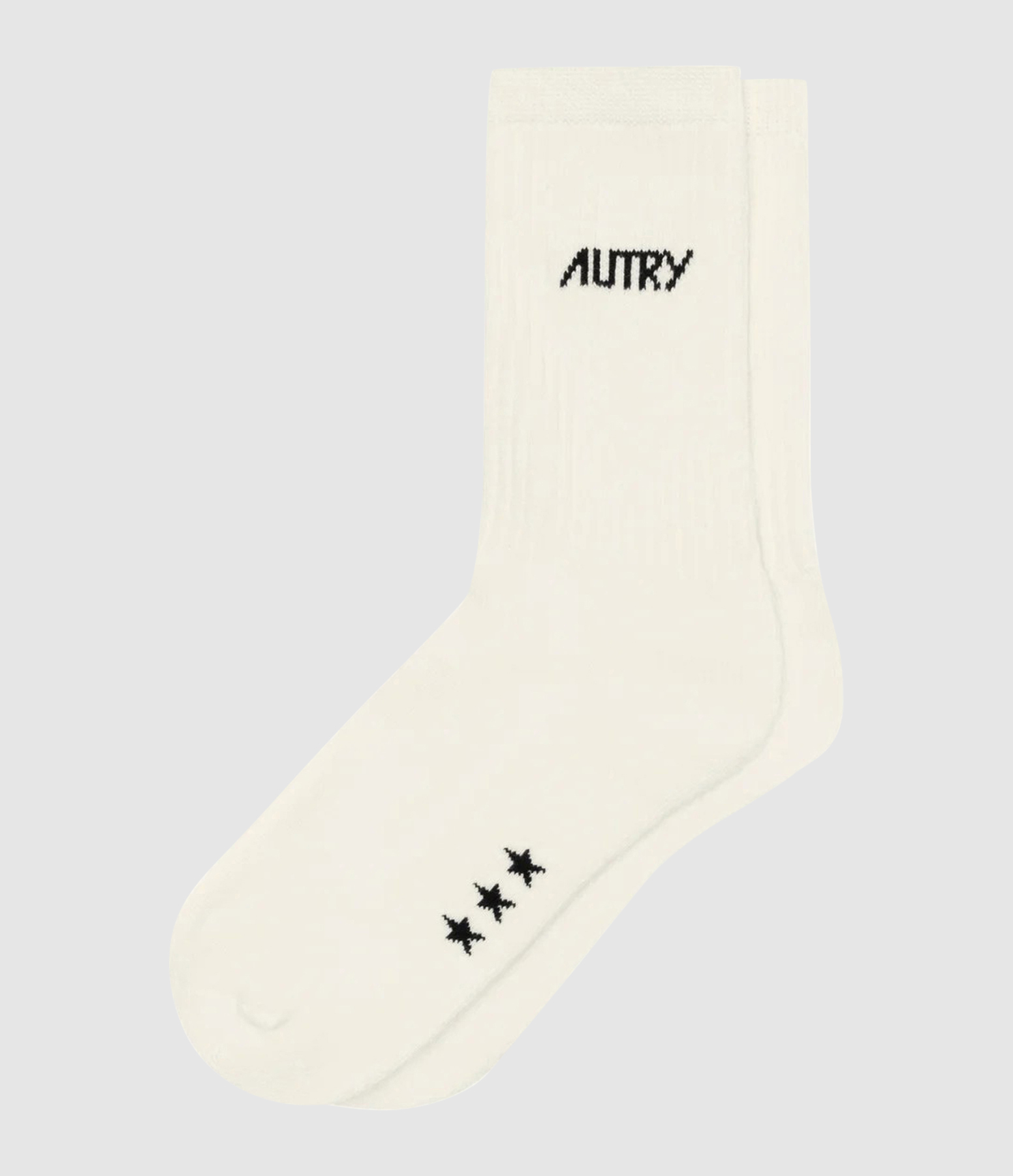 Chaussettes Main Unic Stars Cream Black