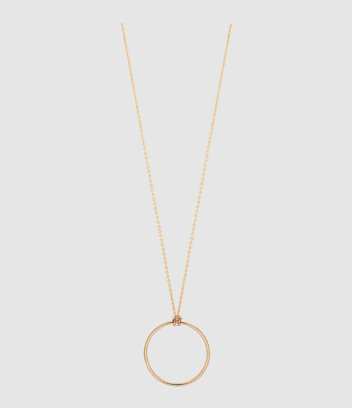 Collier Circles Mini Or Rose