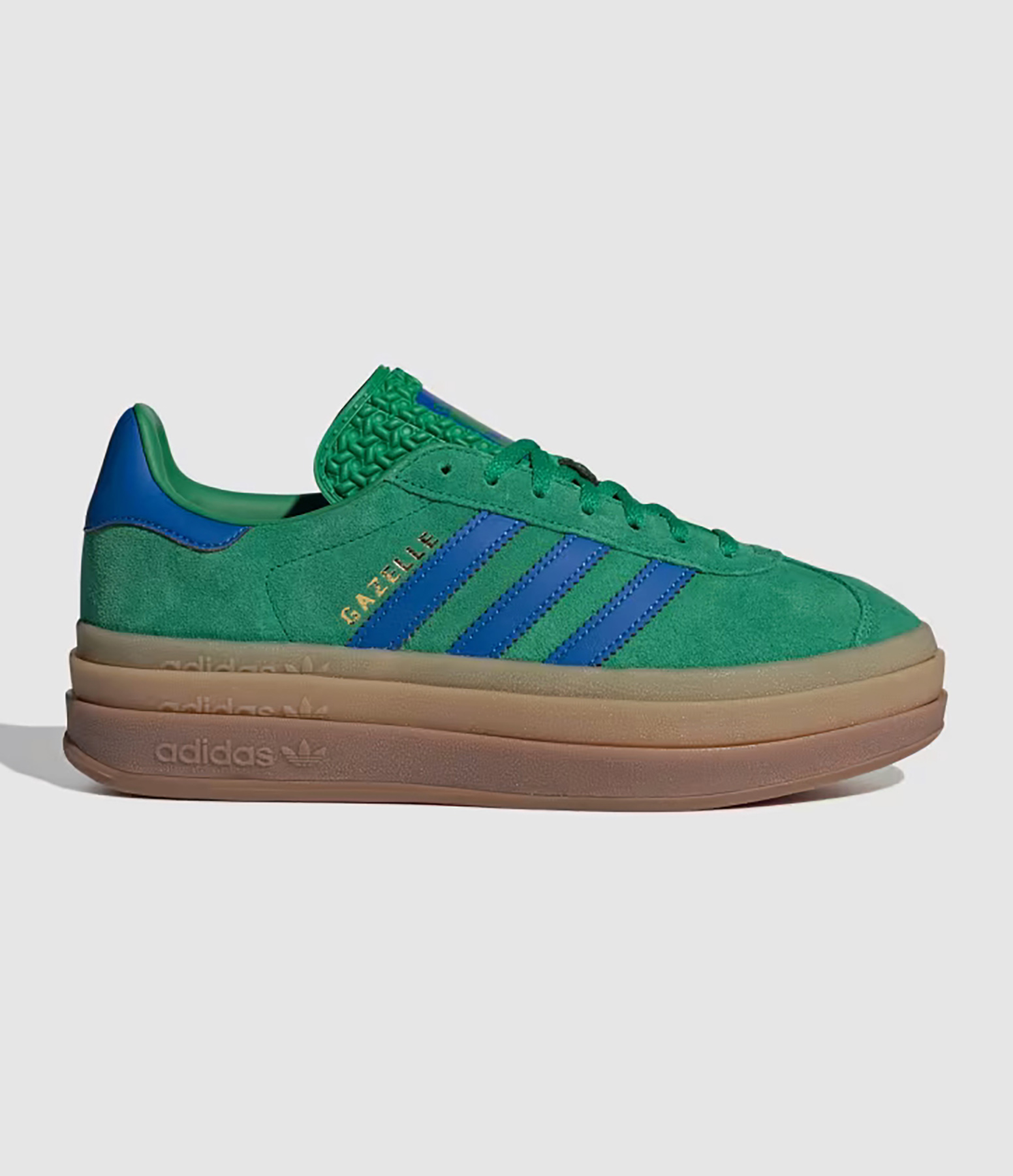 Baskets Gazelle Bold Vert, Bleu