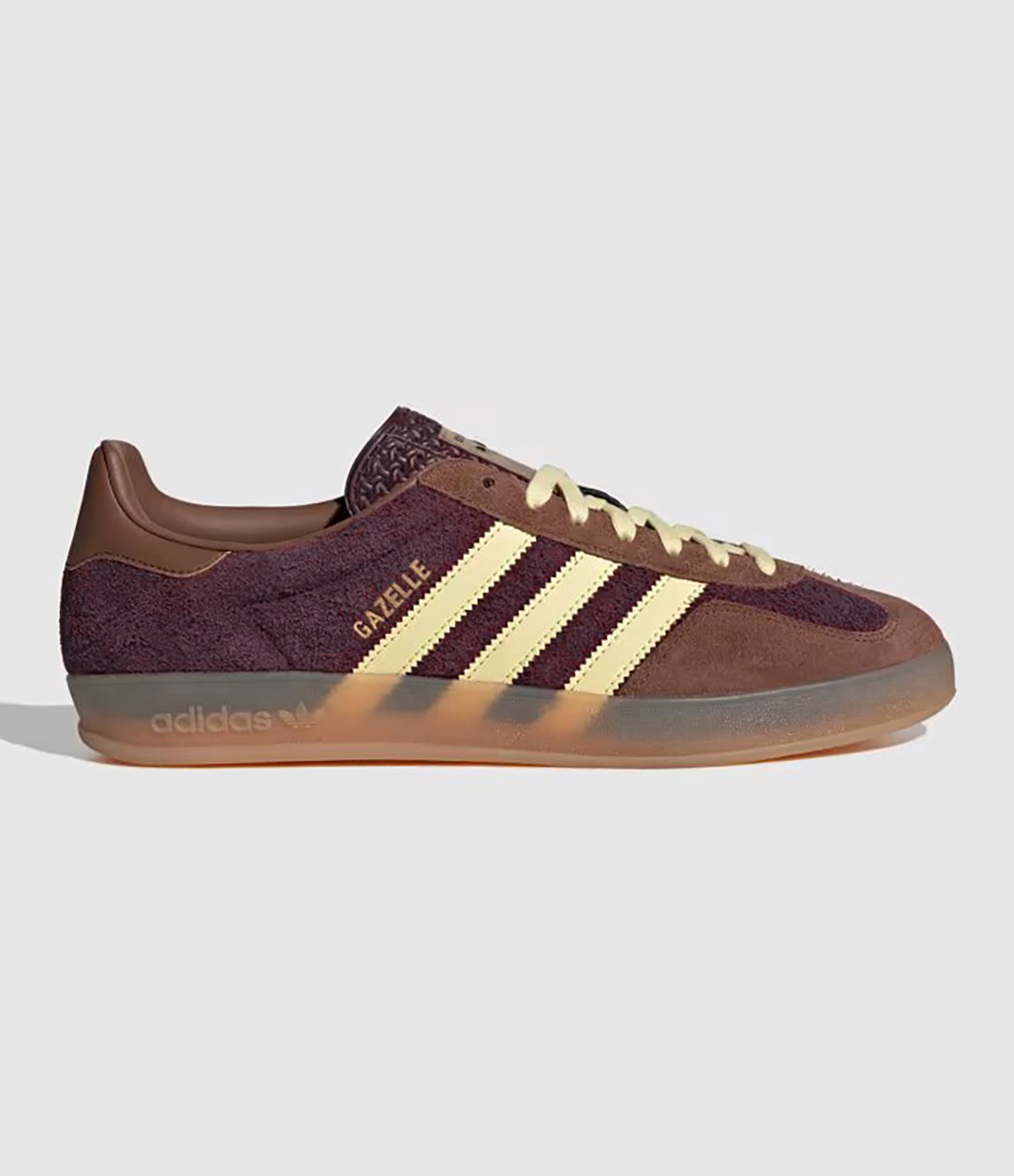 ADIDAS Baskets Gazelle Indoor W Maroon Almost Yellow Preloved Brown