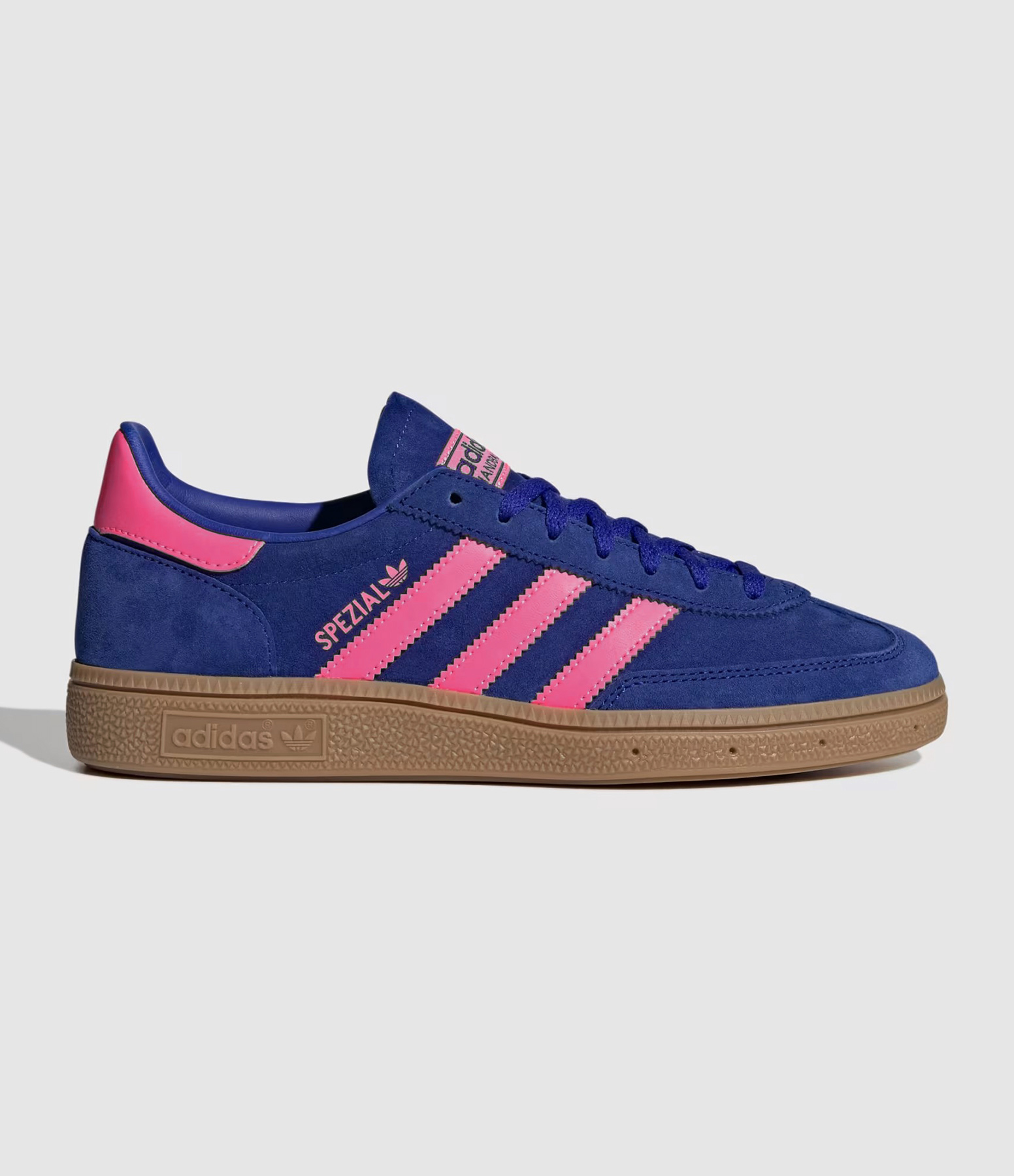 Baskets Handball Spezial Bleu, Rose Fluo, Gomme