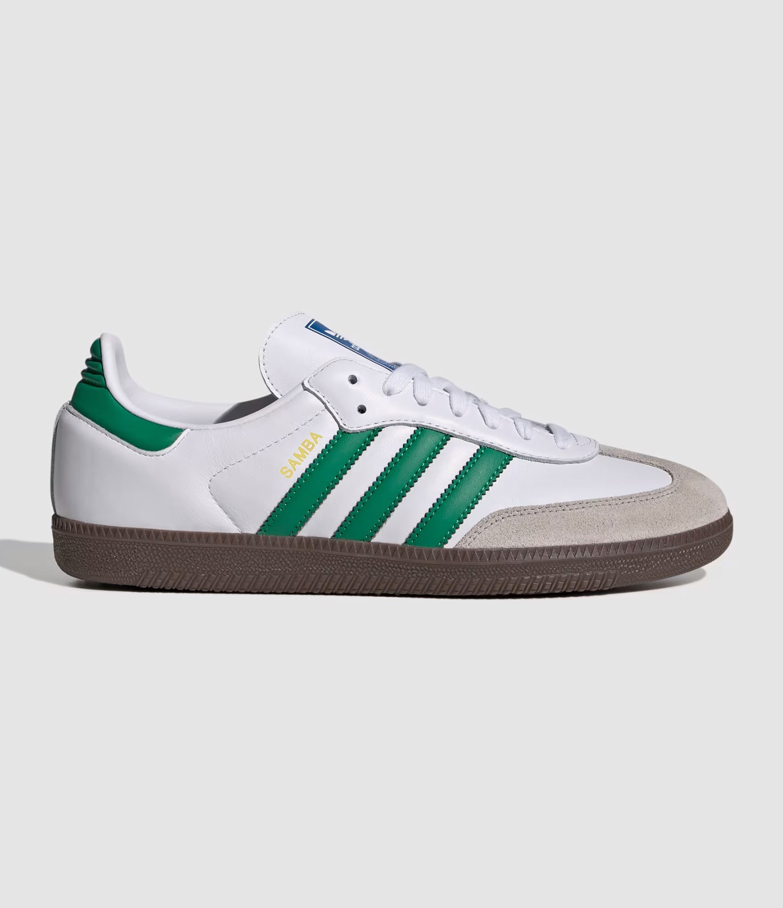 ADIDAS Baskets Samba OG Cloud White Green Gum 5