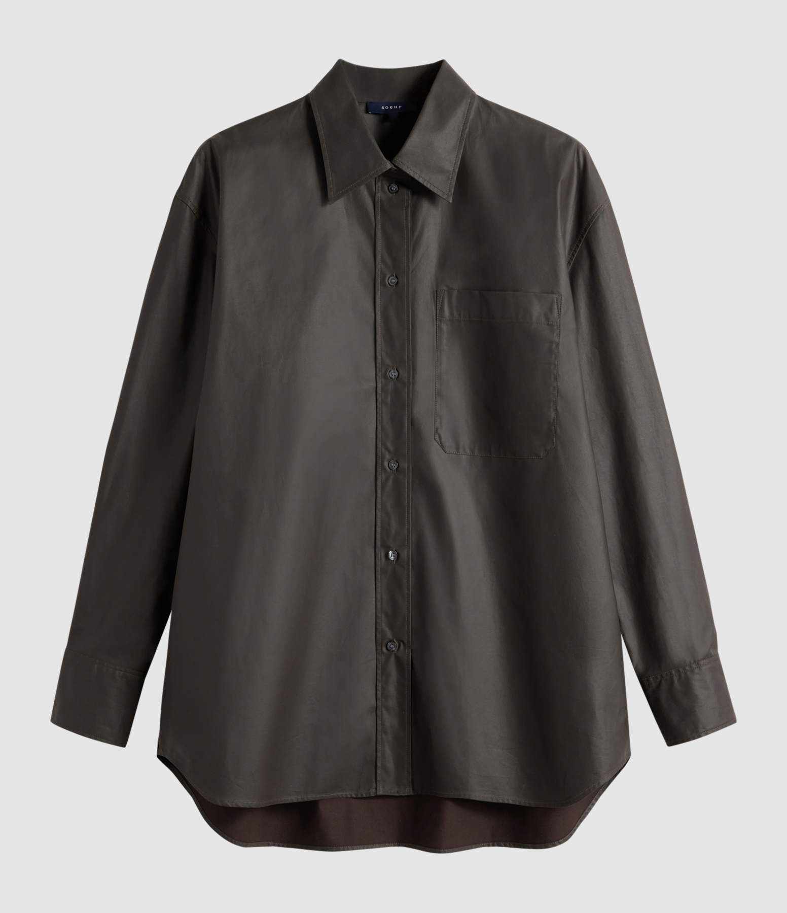 Chemise Carlotta Marron Fonce