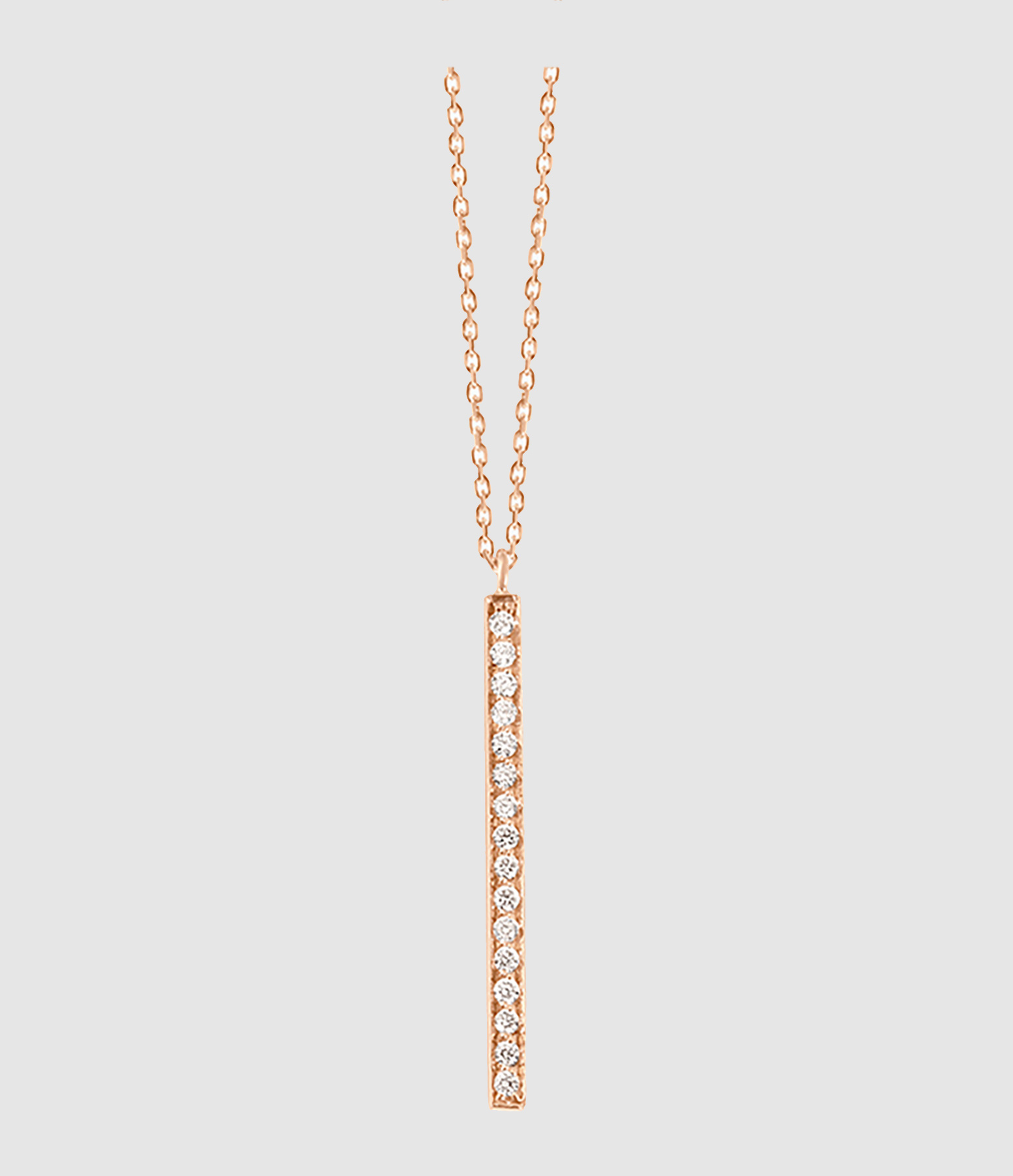 Collier Medellin Diamants Or Rose 