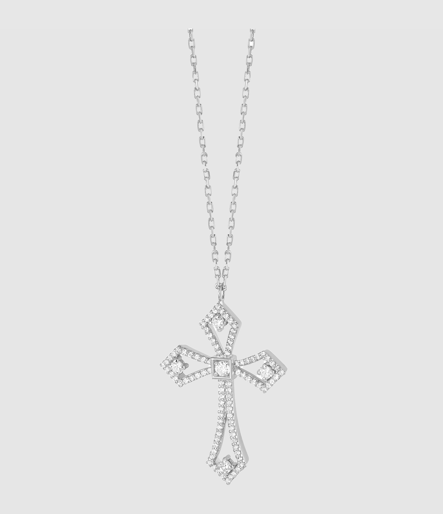Collier Carla-Maria Diamants Or Blanc
